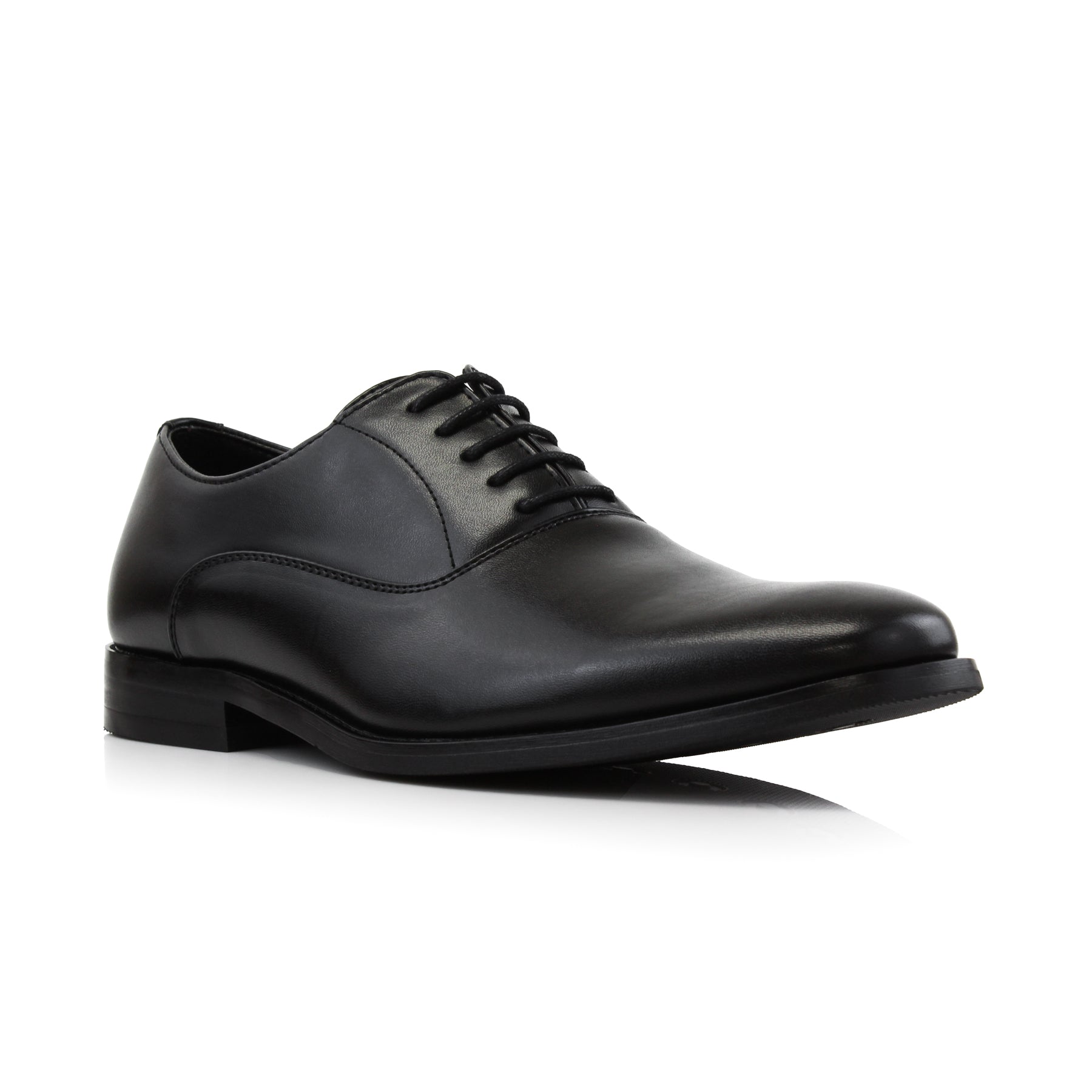 Ferro Aldo Men's Plain Toe Oxford Dress Shoe | George in Black Ferro Aldo Men's Plain Toe Oxford Dress Shoe | George in Black