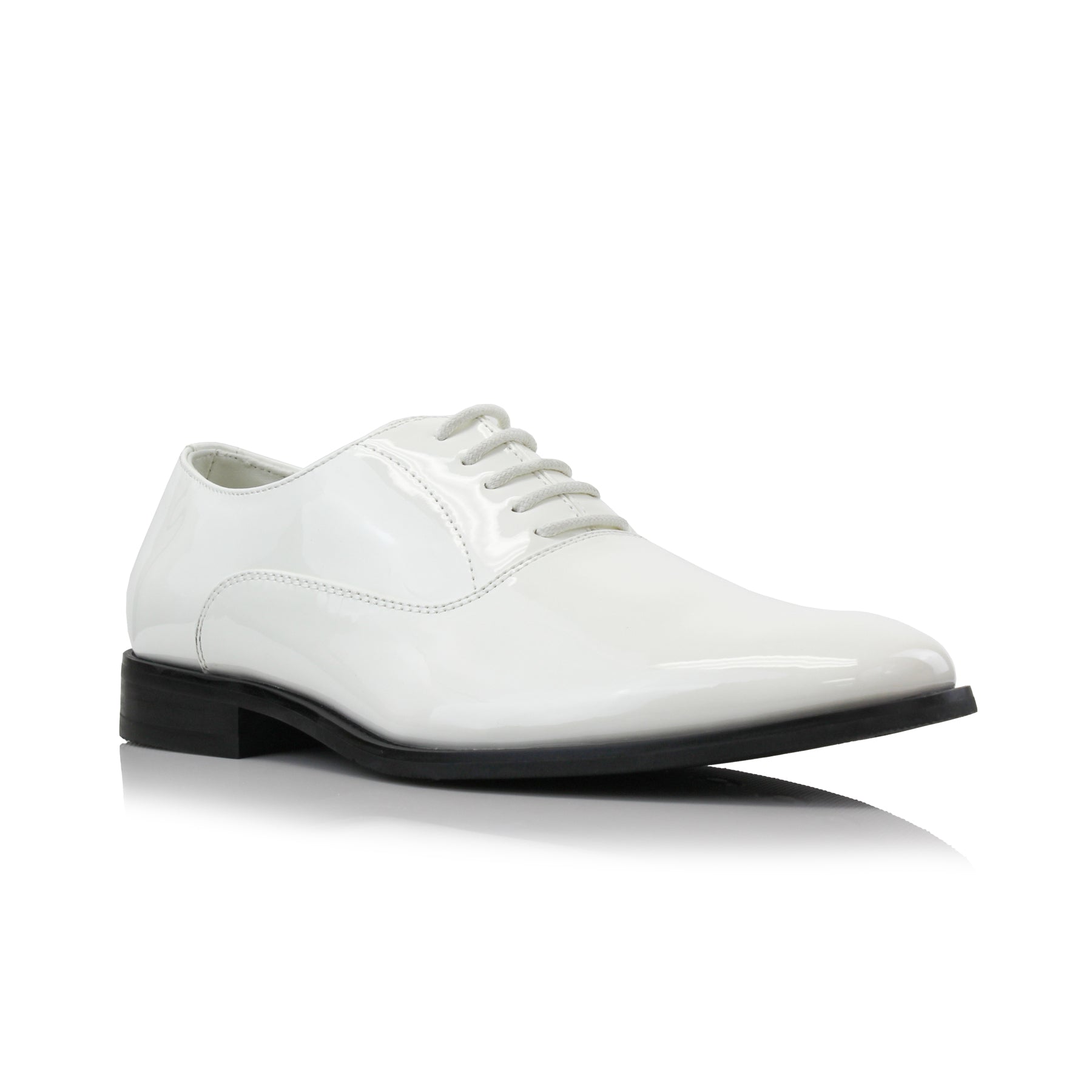 Faux Patent Leather Oxfords | George by Ferro Aldo | Conal Footwear | Main Angle View
