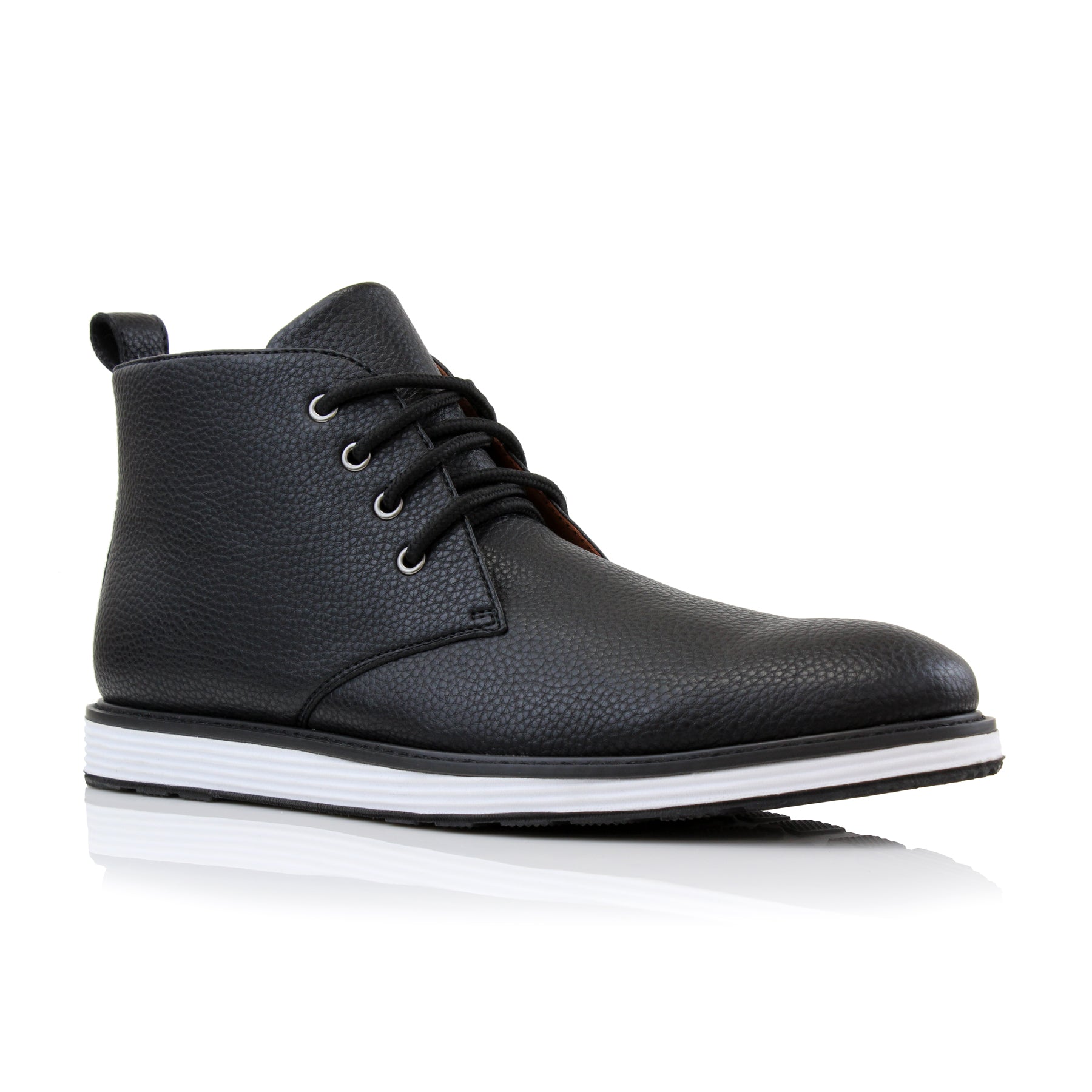 Grained Leather Sneaker Boots | Hugo by Polar Fox | Conal Footwear | Main Angle View