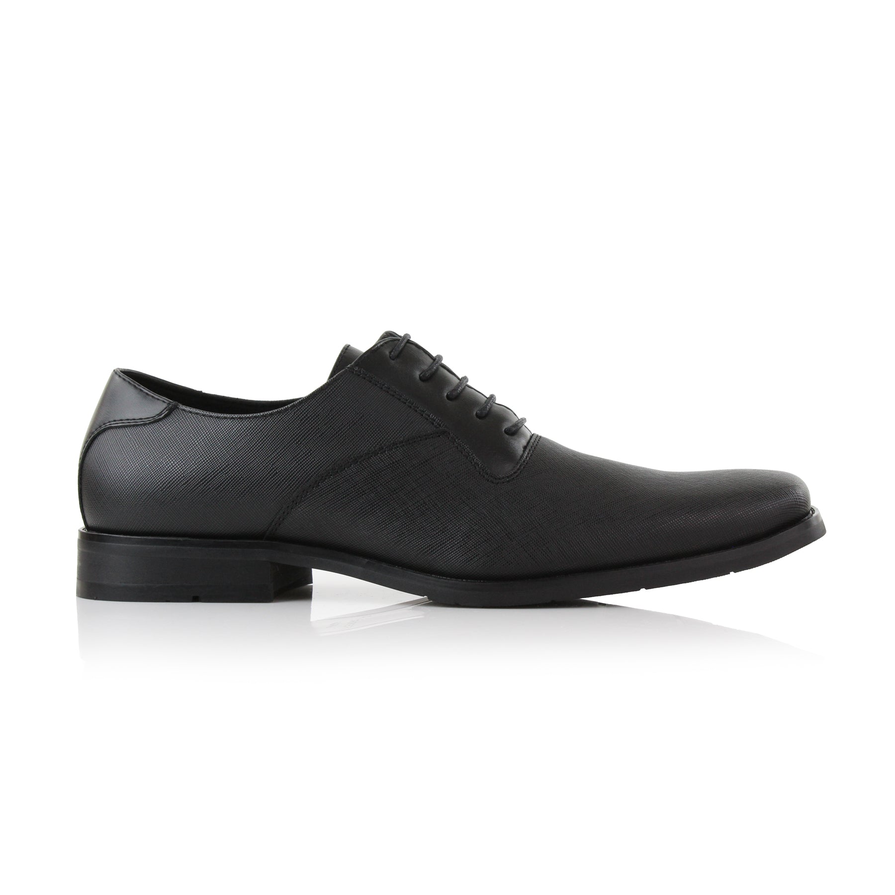 Embossed Oxford Shoes | Javier by Ferro Aldo | Conal Footwear | Outer Side Angle View