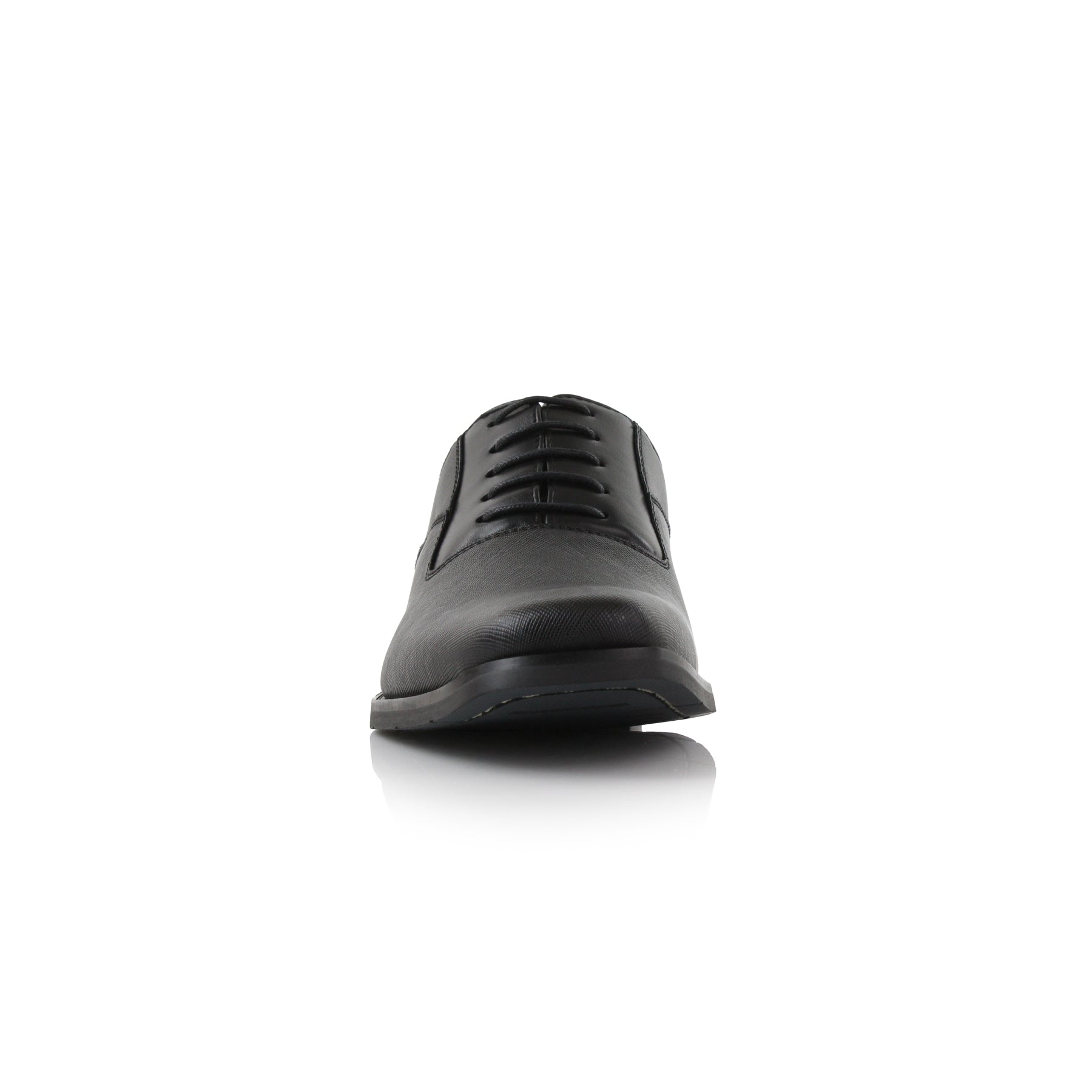 Embossed Oxford Shoes | Javier by Ferro Aldo | Conal Footwear | Front Angle View