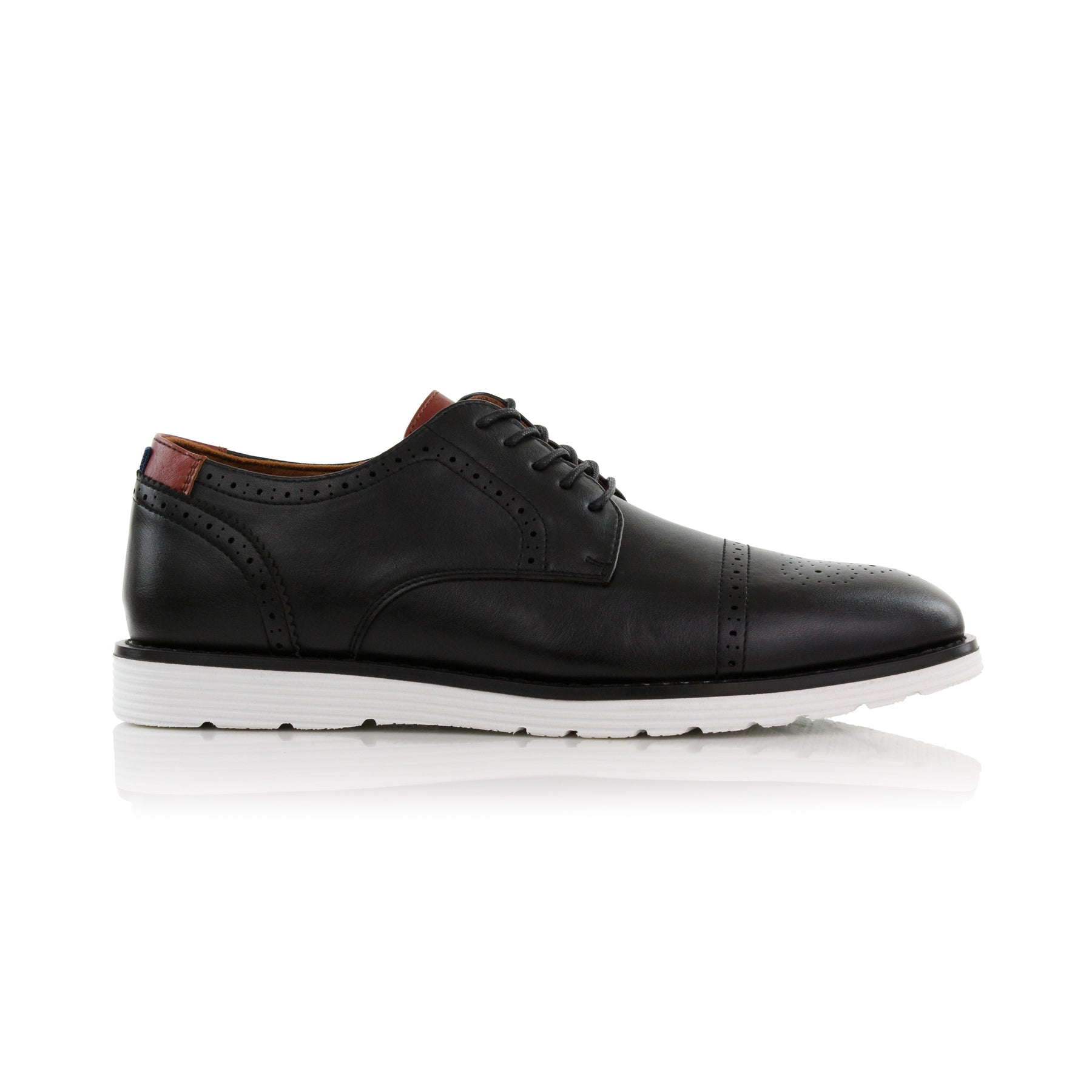 Brogue Derby Sneakers | Kenneth by Ferro Aldo | Conal Footwear | Outer Side Angle View