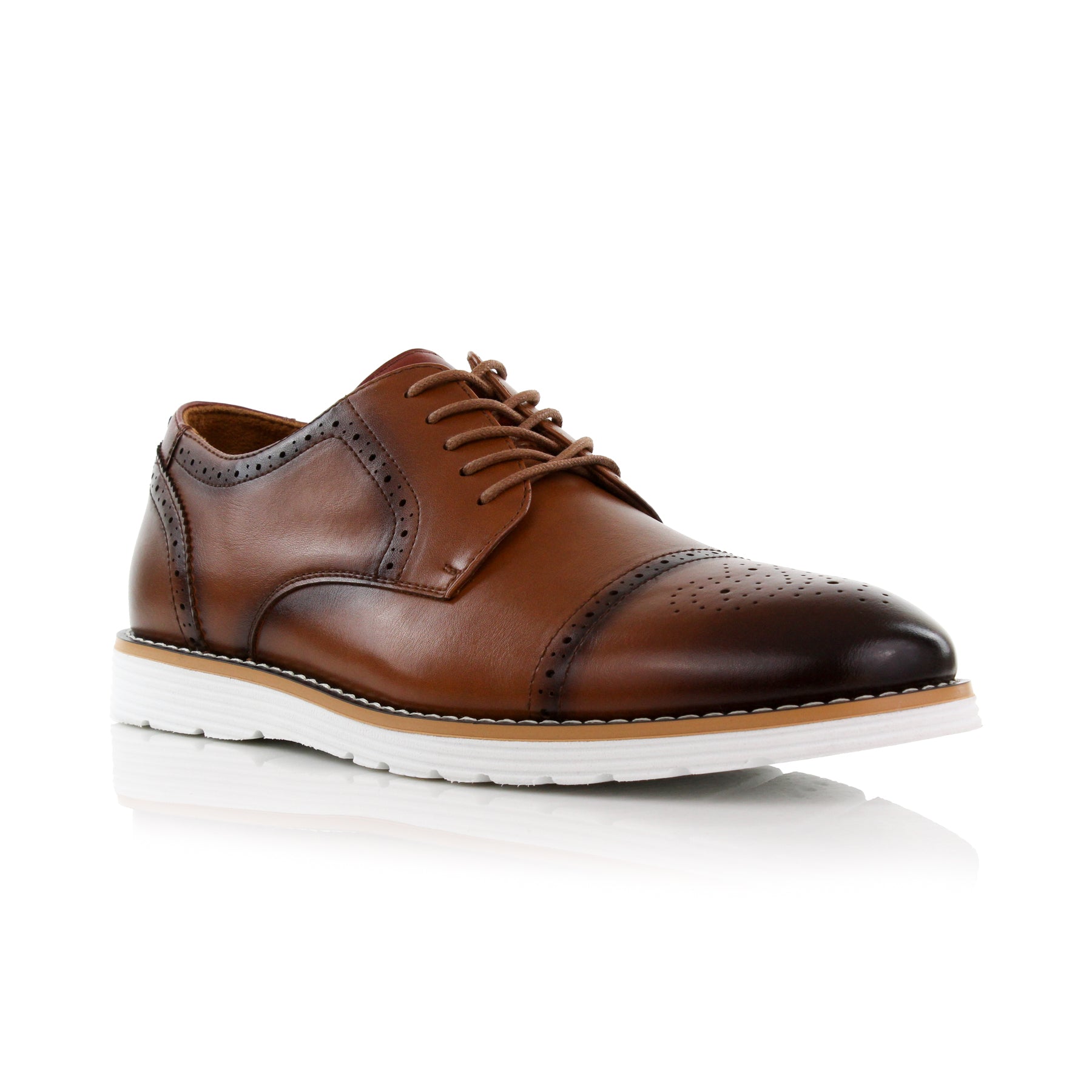 Brogue Derby Sneakers | Kenneth by Ferro Aldo | Conal Footwear | Main Angle View