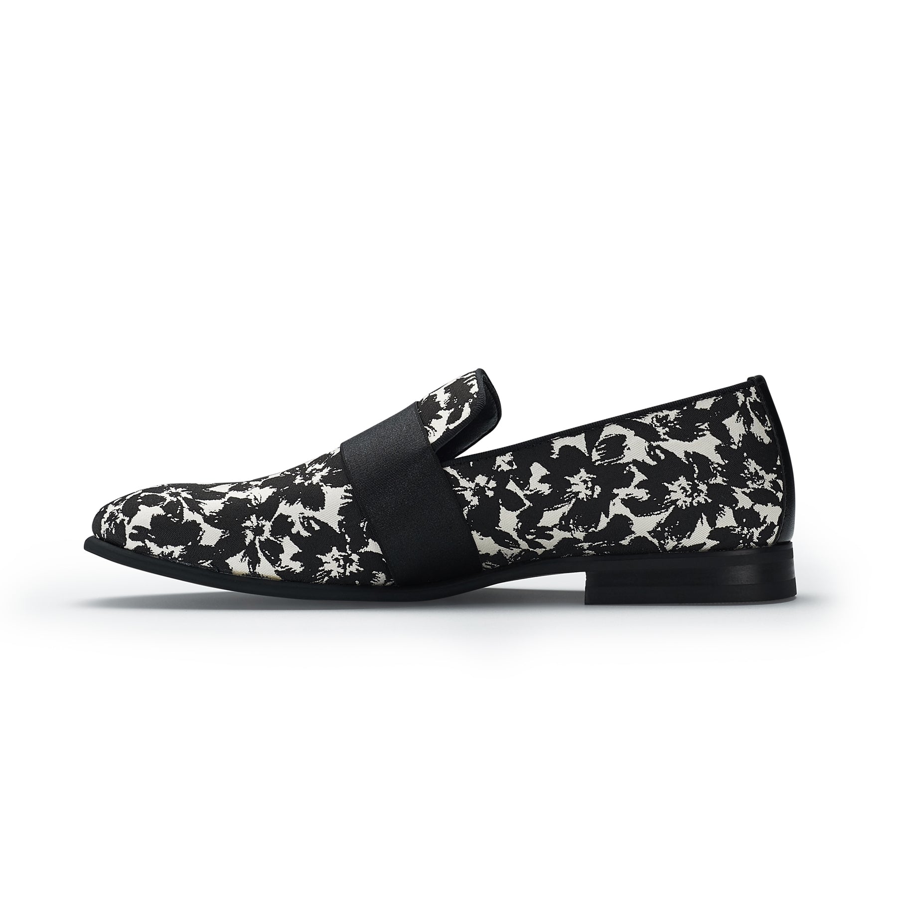 Men's Casual Fabric Penny Loafers | Lucio by Ferro Aldo | Conal Footwear | Inner Side Angle View