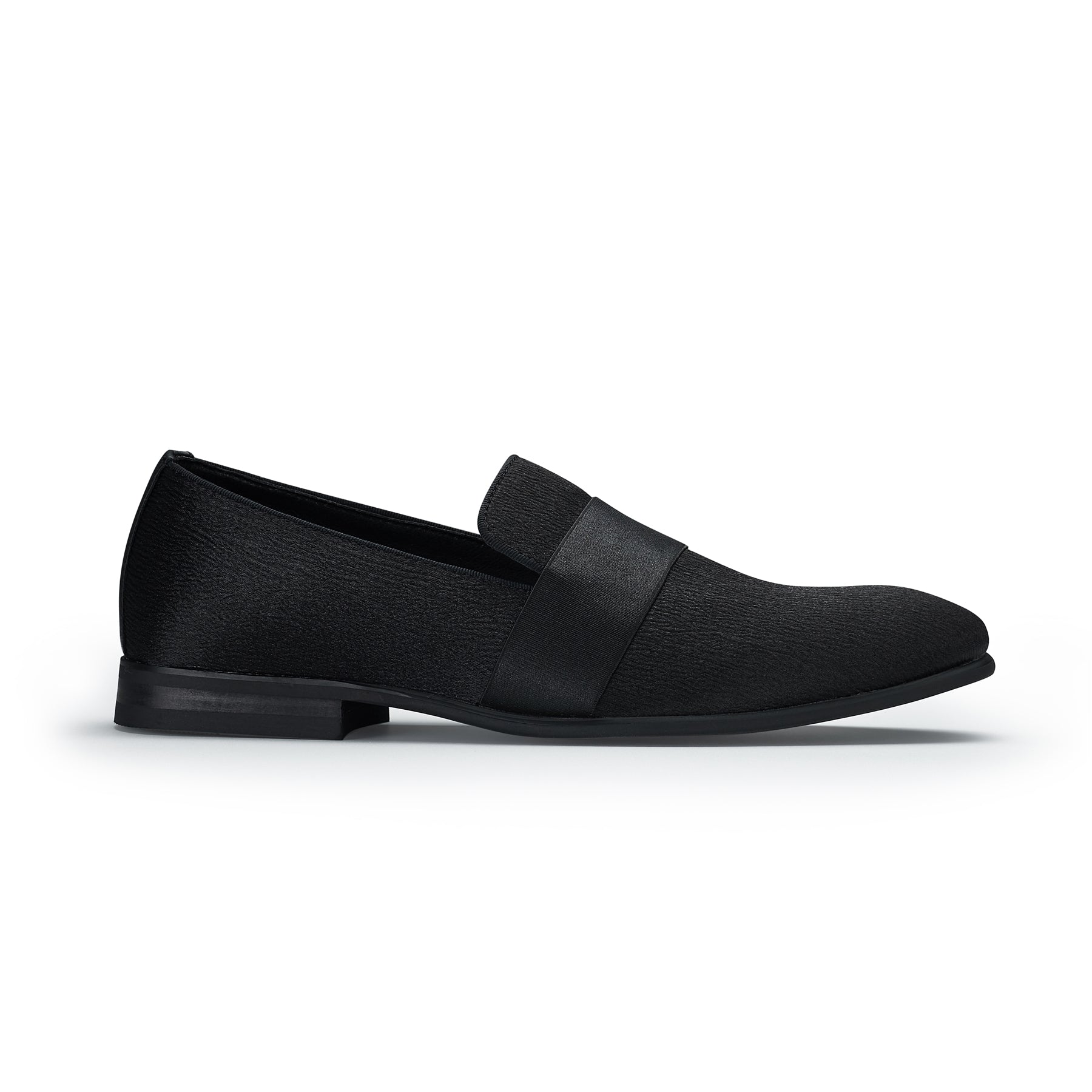 Men's Casual Fabric Penny Loafers | Lucio by Ferro Aldo | Conal Footwear | Outer Side Angle View