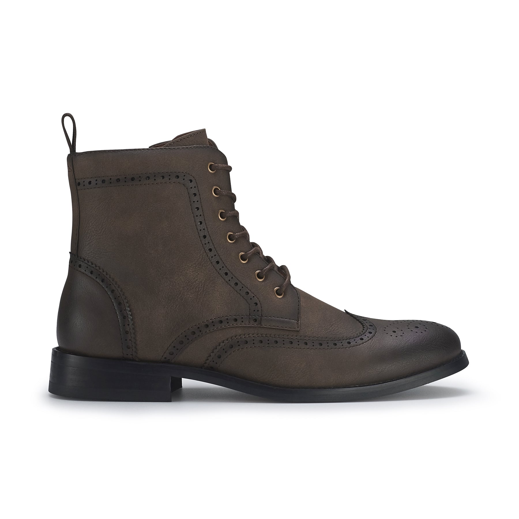 Wingtip Brogue Boots | Manson by Polar Fox | Conal Footwear | Outer Side Angle View