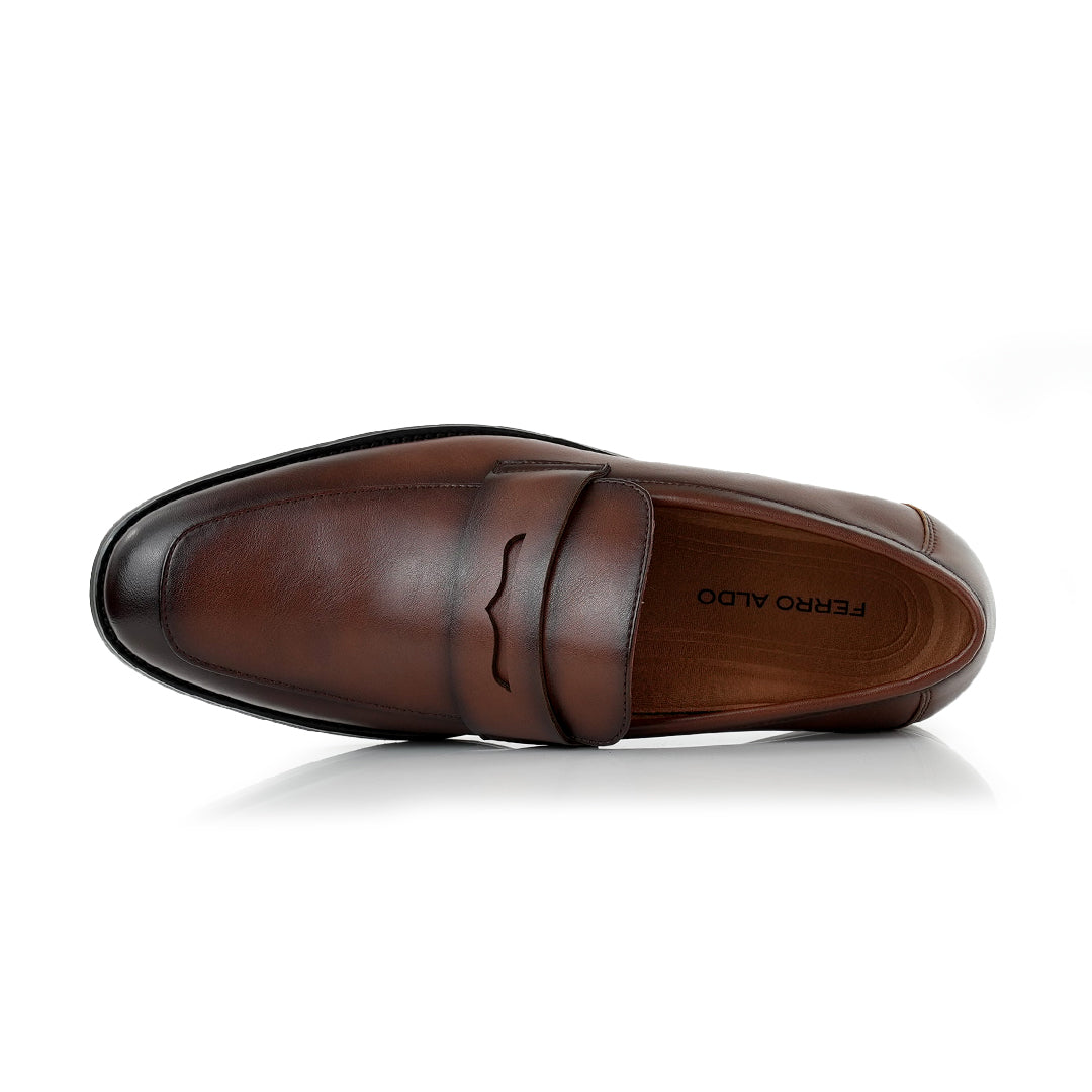 Penny Loafers | Mateo by Ferro Aldo | Conal Footwear | Top-down Angle View