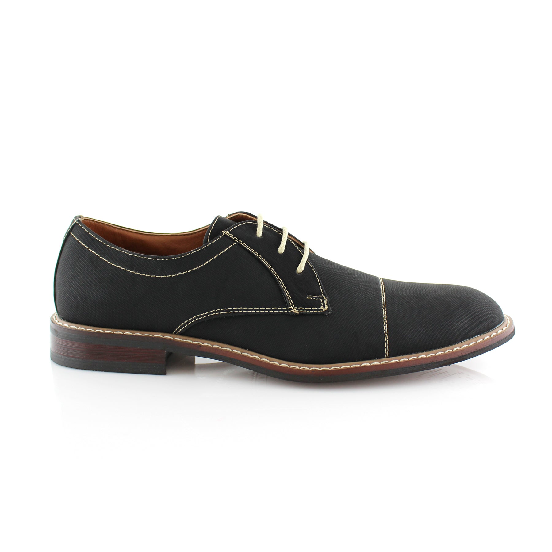Embossed Derby Shoes | Jason by Ferro Aldo | Conal Footwear | Outer Side Angle View