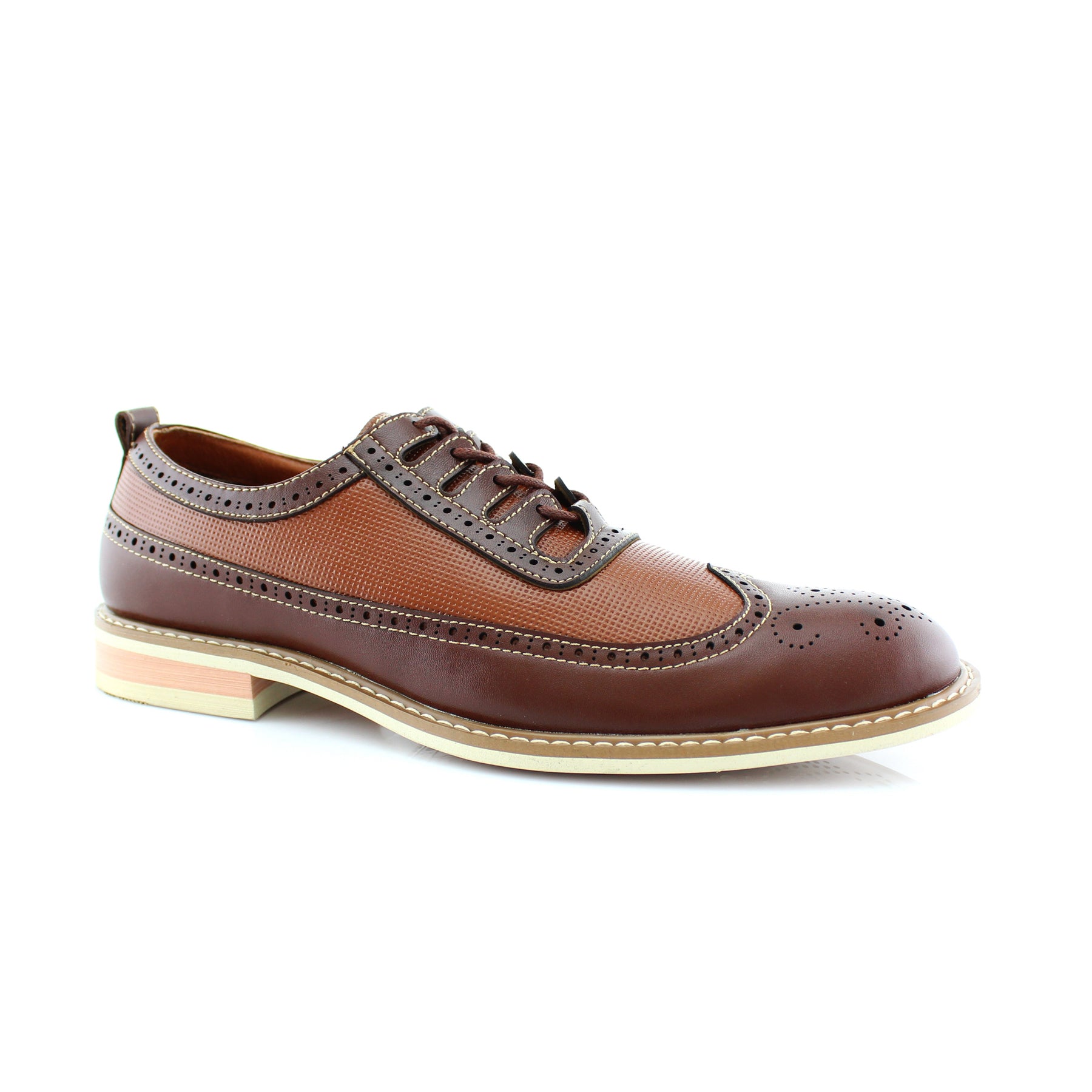 Brogue Wingtip Oxfords | Josh by Ferro Aldo | Conal Footwear | Main Angle View