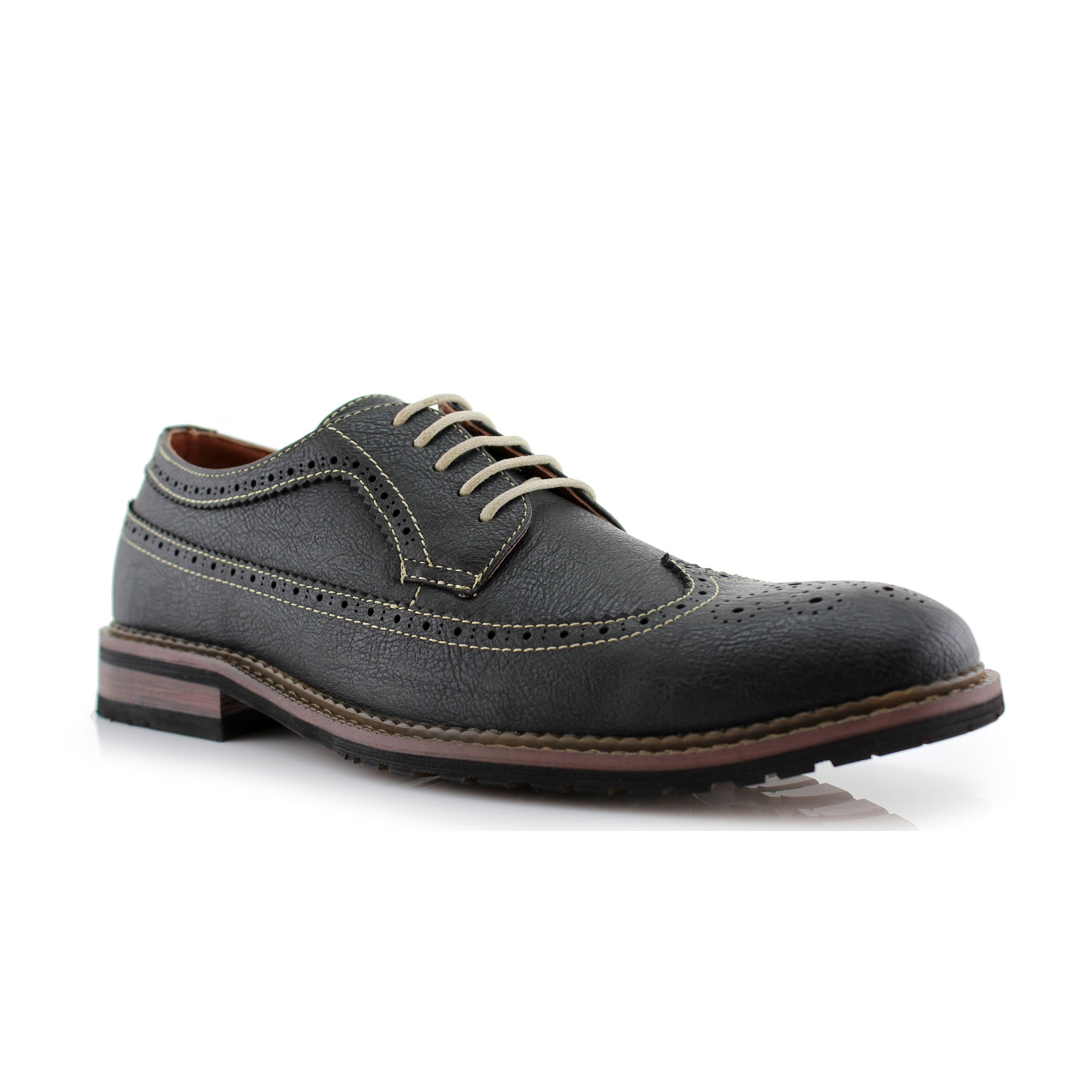 Longwing Brogue Derby Shoes | Phillip by Ferro Aldo | Conal Footwear | Main Angle View