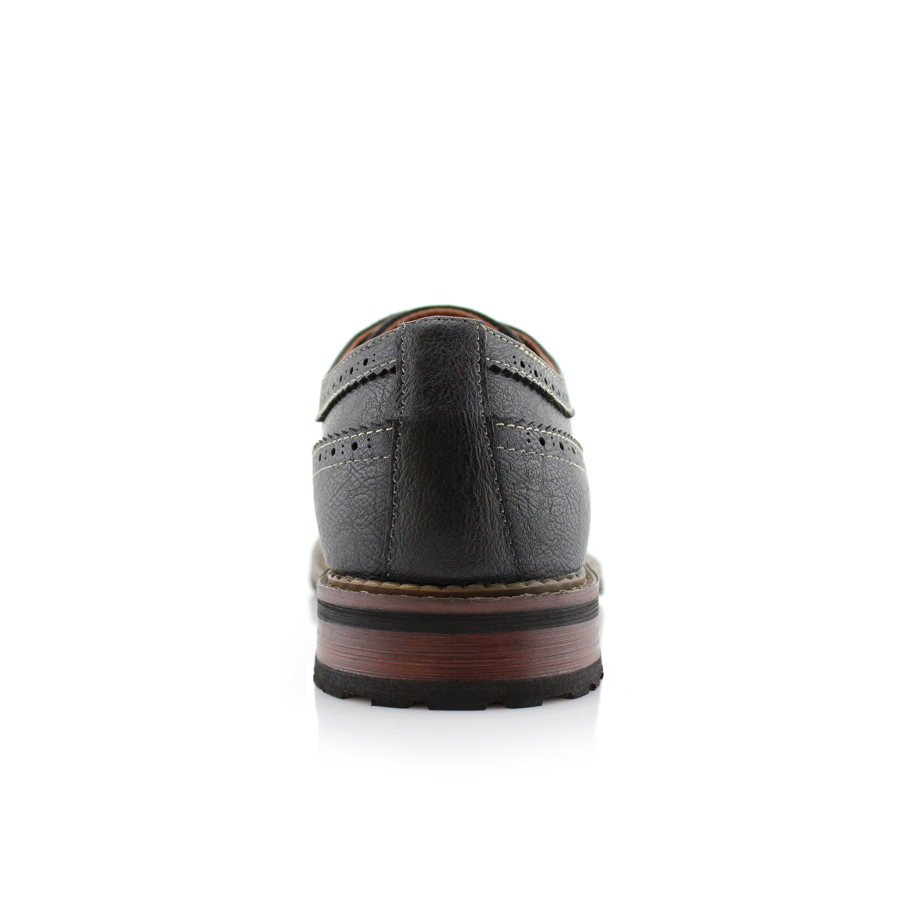 Longwing Brogue Derby Shoes | Phillip by Ferro Aldo | Conal Footwear | Back Angle View