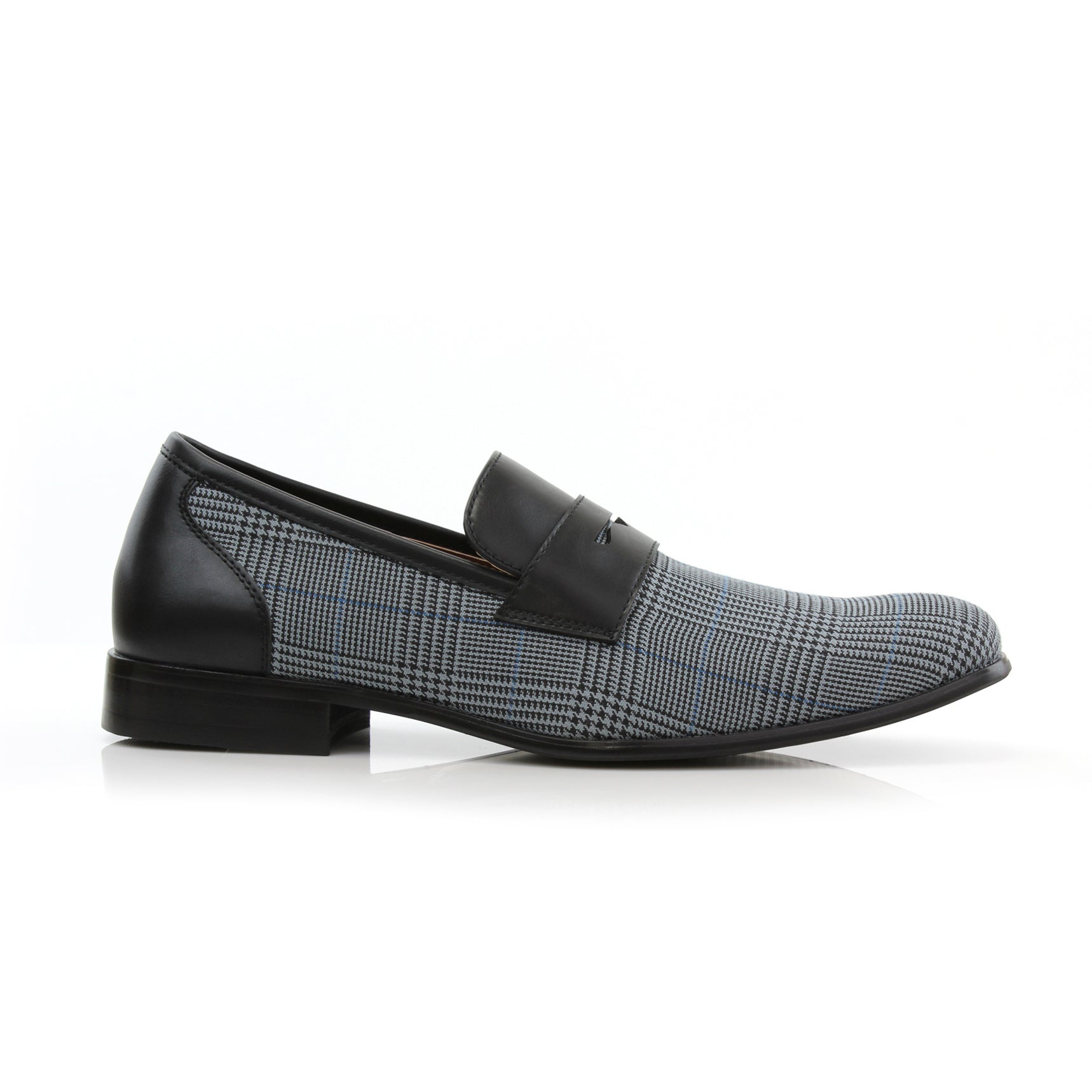 Plaid Loafers | Sidney by Ferro Aldo | Conal Footwear | Outer Side Angle View