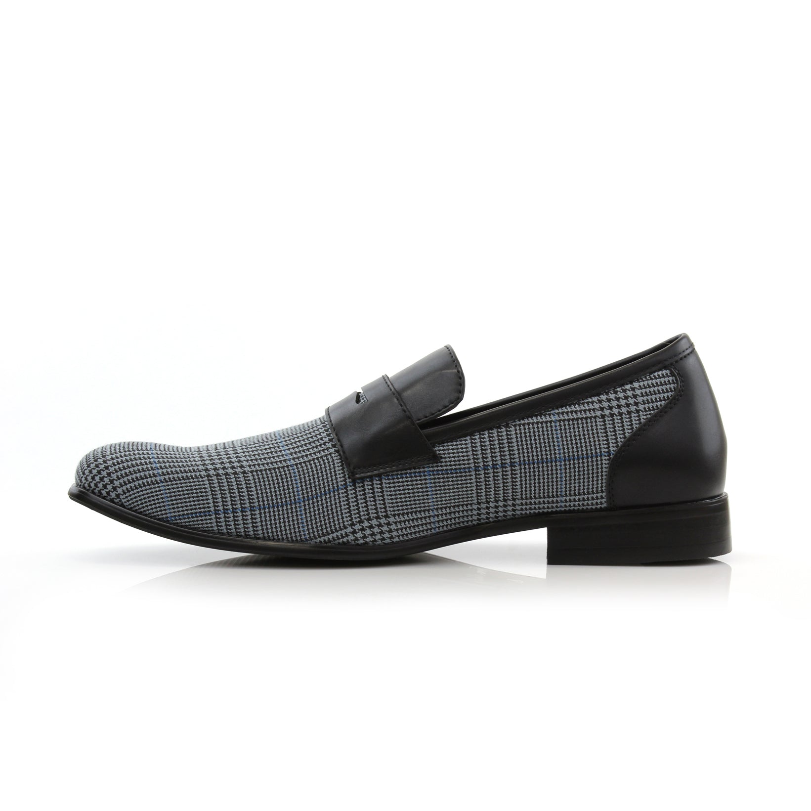 Plaid Loafers | Sidney by Ferro Aldo | Conal Footwear | Inner Side Angle View