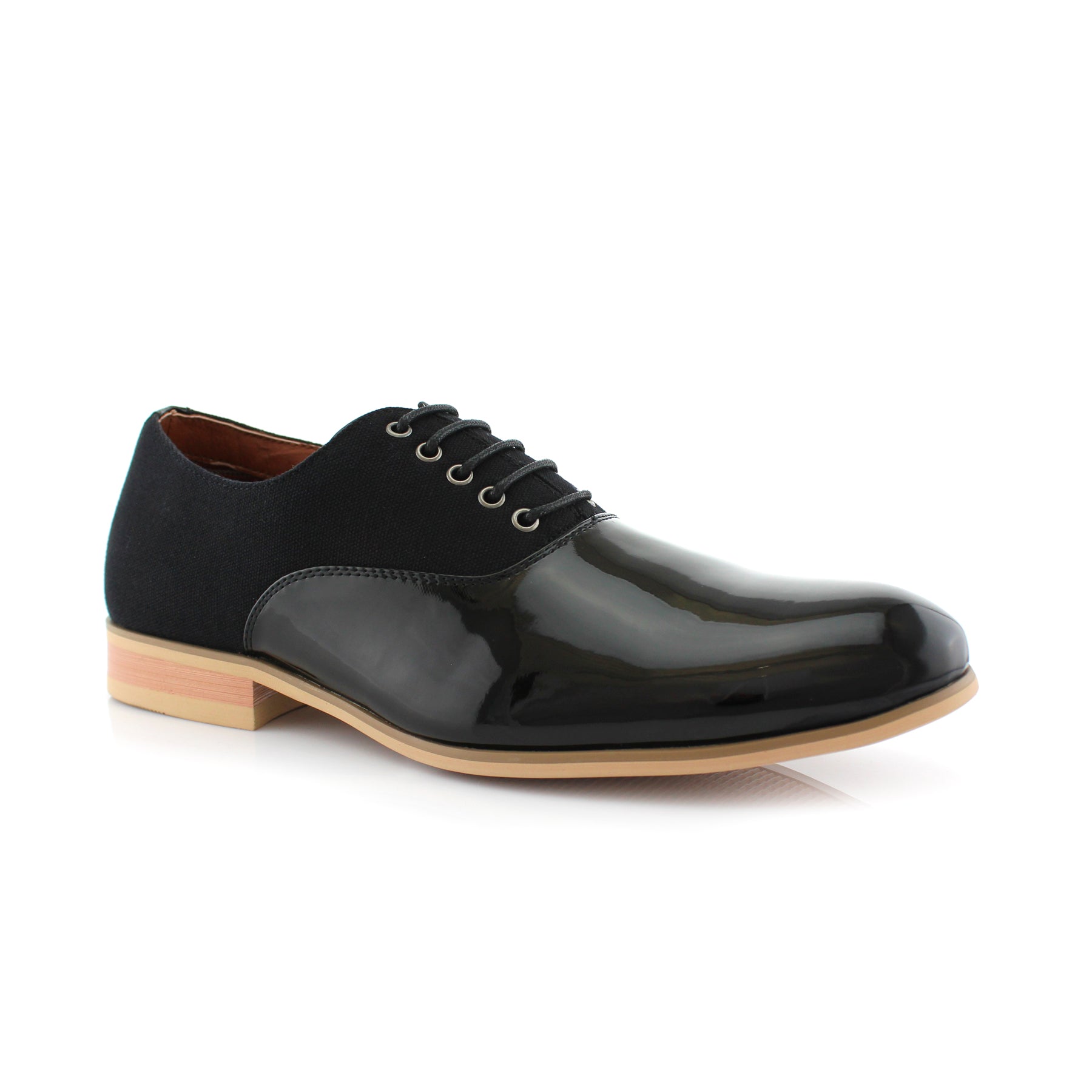Duo-Textured Oxfords | Marcus by Ferro Aldo | Conal Footwear | Main Angle View