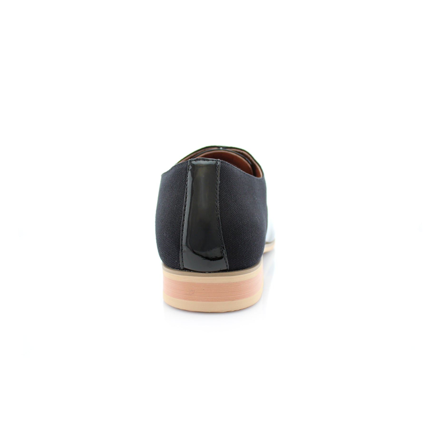 Duo-Textured Oxfords | Marcus by Ferro Aldo | Conal Footwear | Back Angle View