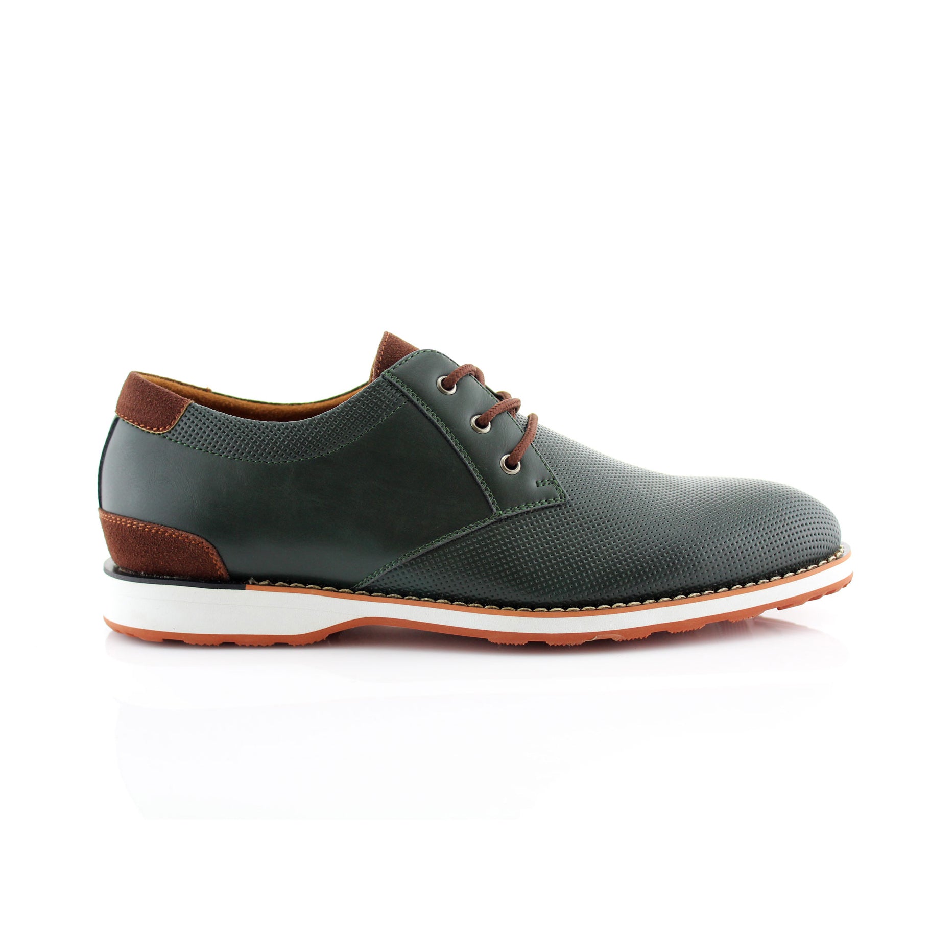 Embossed Derby Sneakers | Norris by Ferro Aldo | Conal Footwear | Outer Side Angle View