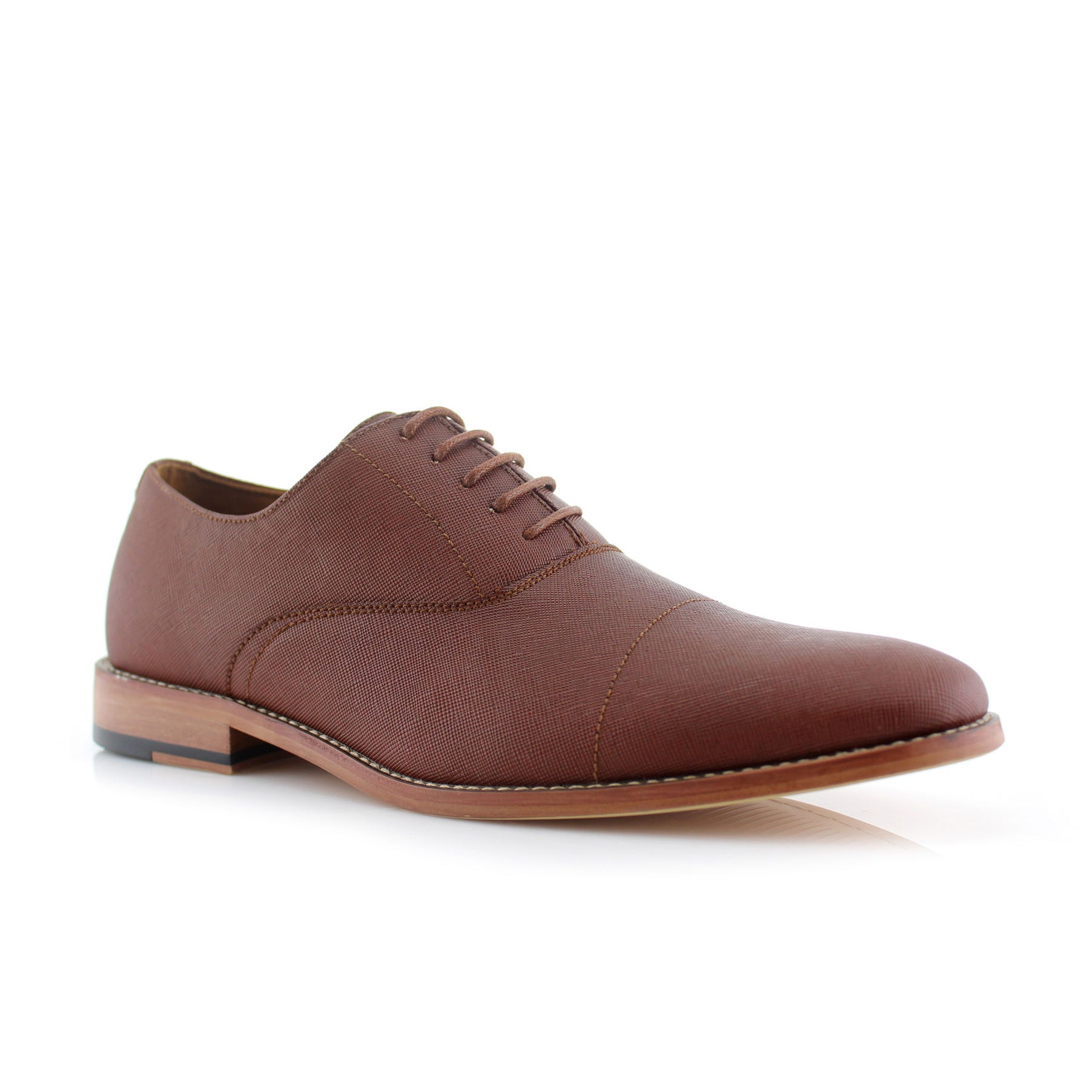 Embossed Oxfords | Garrett by Ferro Aldo | Conal Footwear | Main Angle View