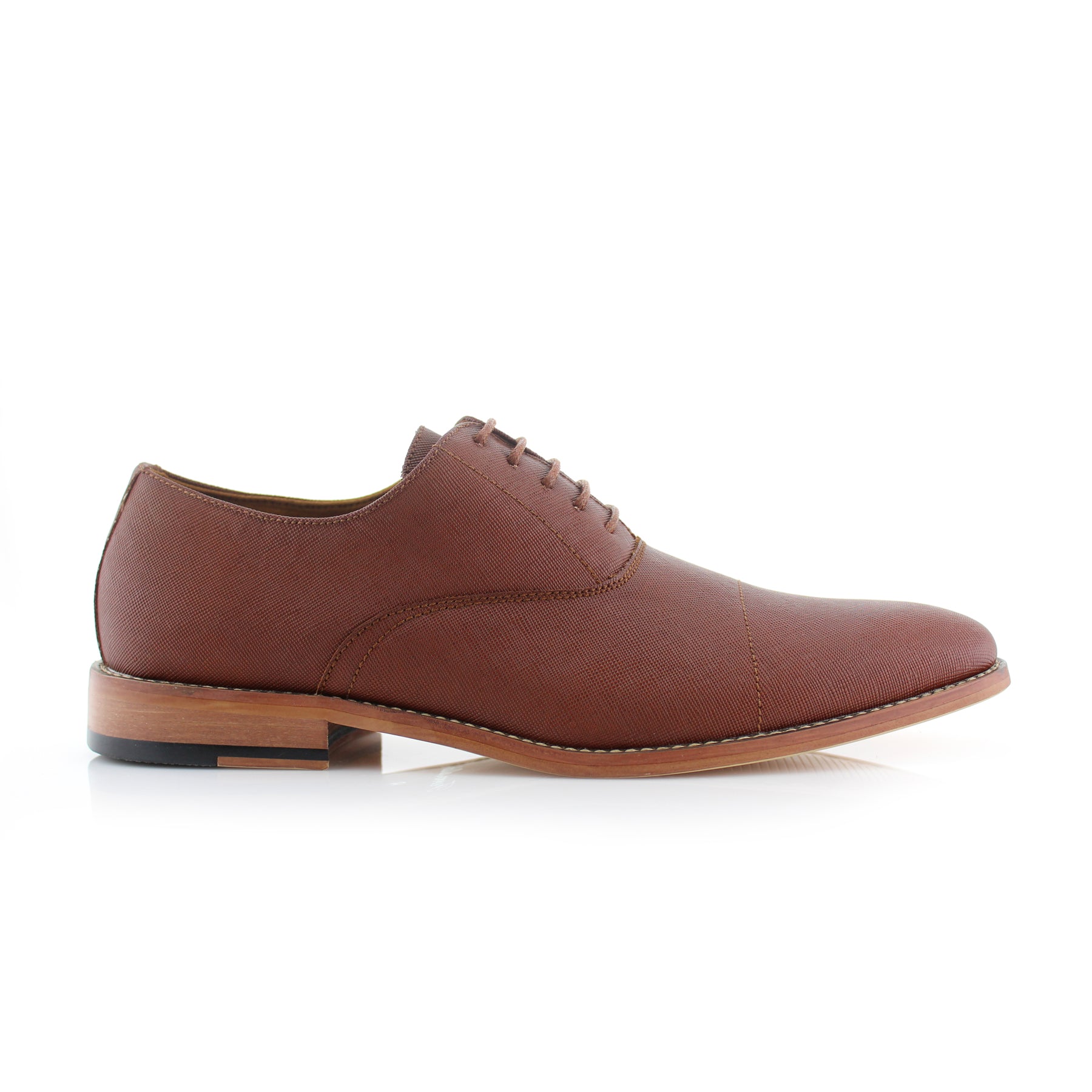 Embossed Oxfords | Garrett by Ferro Aldo | Conal Footwear | Outer Side Angle View