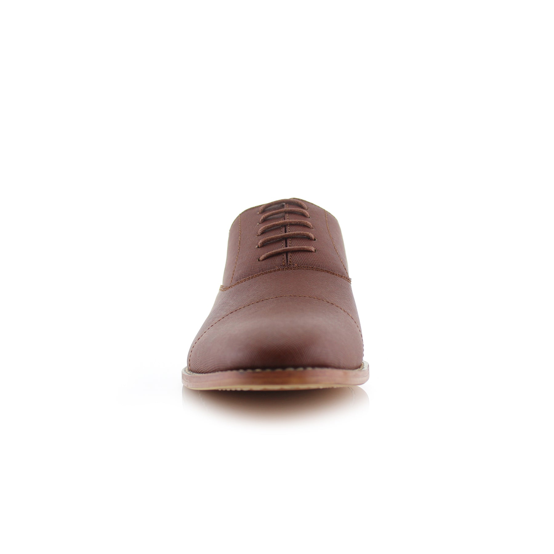 Embossed Oxfords | Garrett by Ferro Aldo | Conal Footwear | Front Angle View