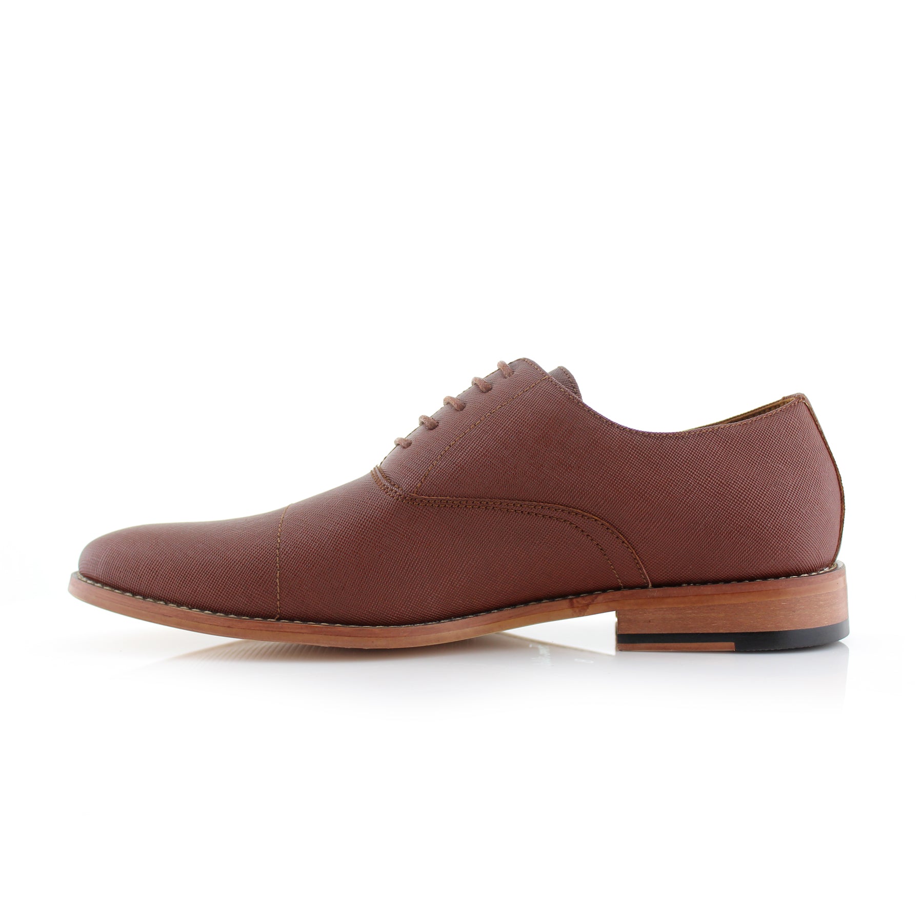 Embossed Oxfords | Garrett by Ferro Aldo | Conal Footwear | Inner Side Angle View
