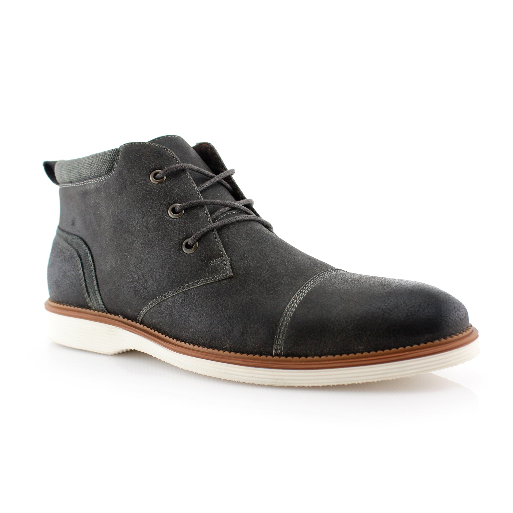 Cap-Toe Chukka Boots | Sammy by Ferro Aldo | Conal Footwear | Main Angle View