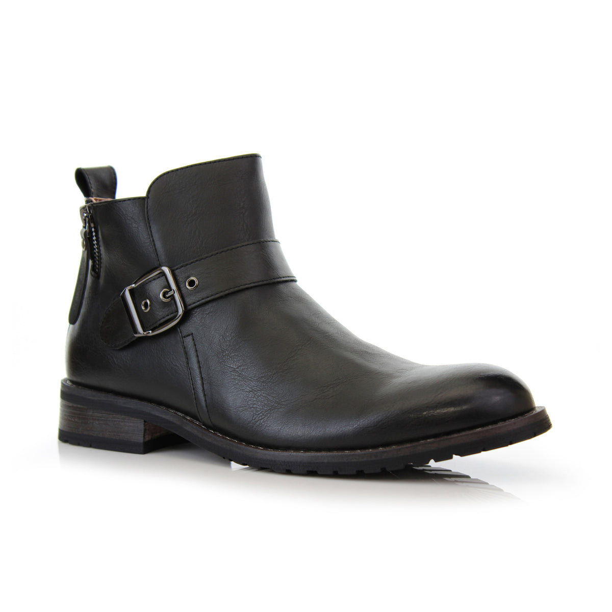 Side Buckle Chelsea Boots | DALTON | Ferro Aldo Vegan 