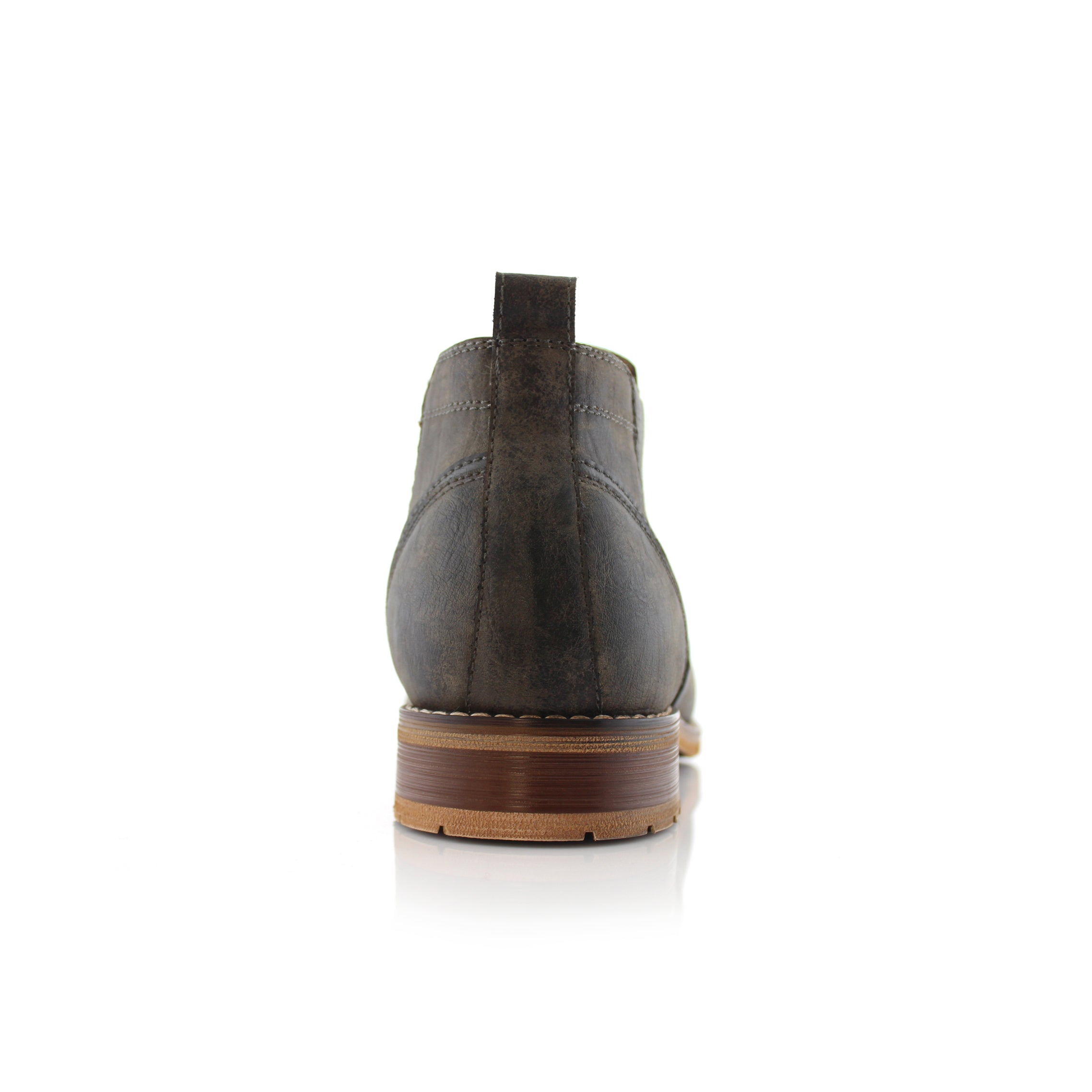 Burnished Chelsea Boots | Sterling by Ferro Aldo | Conal Footwear | Back Angle View