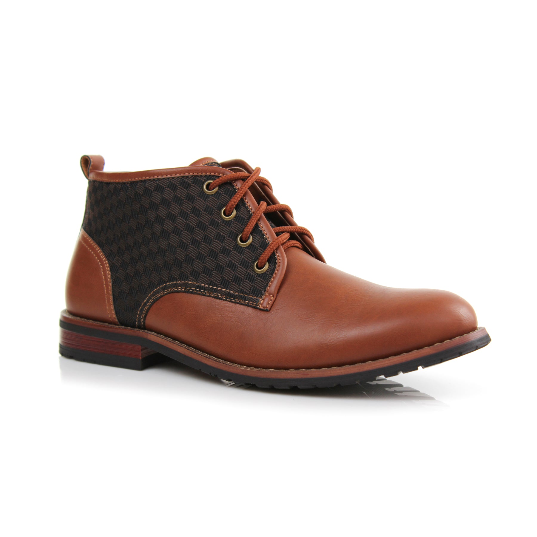 Plaid Contrast Chukka Boots | Ryan by Ferro Aldo | Conal Footwear | Main Angle View