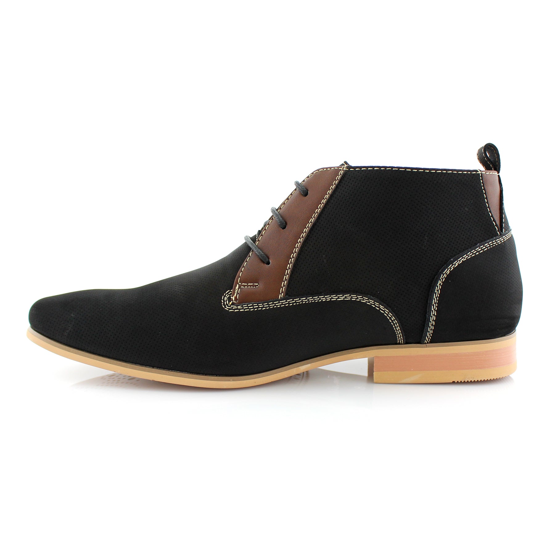 Perforated Chukka Boots | Jacob by Ferro Aldo | Conal Footwear | Inner Side Angle View