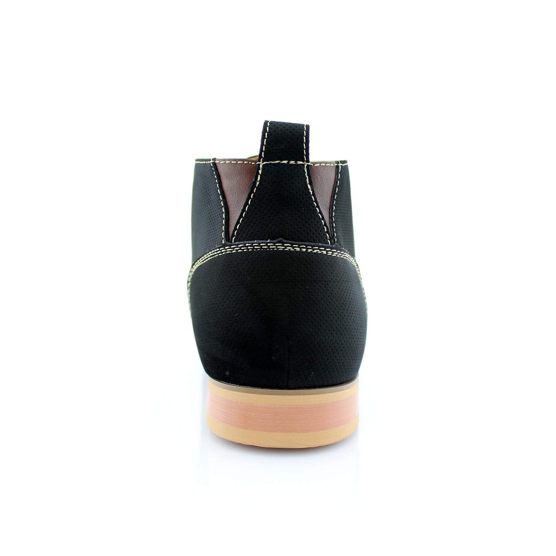 Perforated Chukka Boots | Jacob by Ferro Aldo | Conal Footwear | Back Angle View