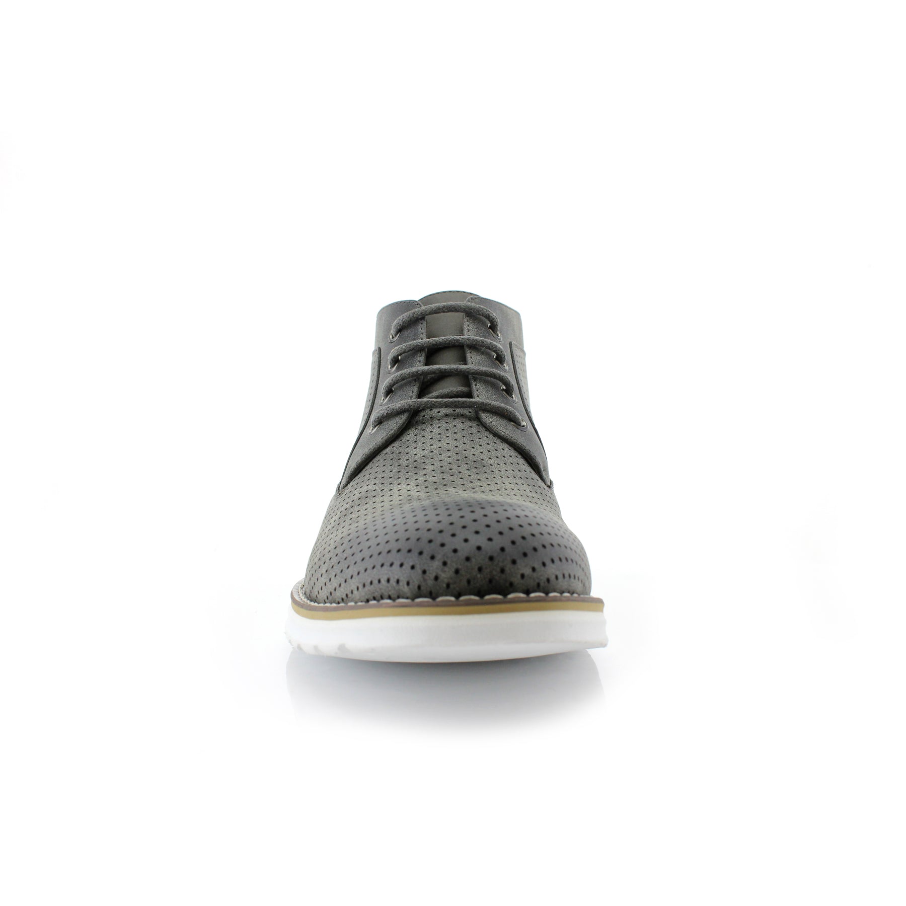 Perforated Chukka Sneakers | Walker by Polar Fox | Conal Footwear | Front Angle View