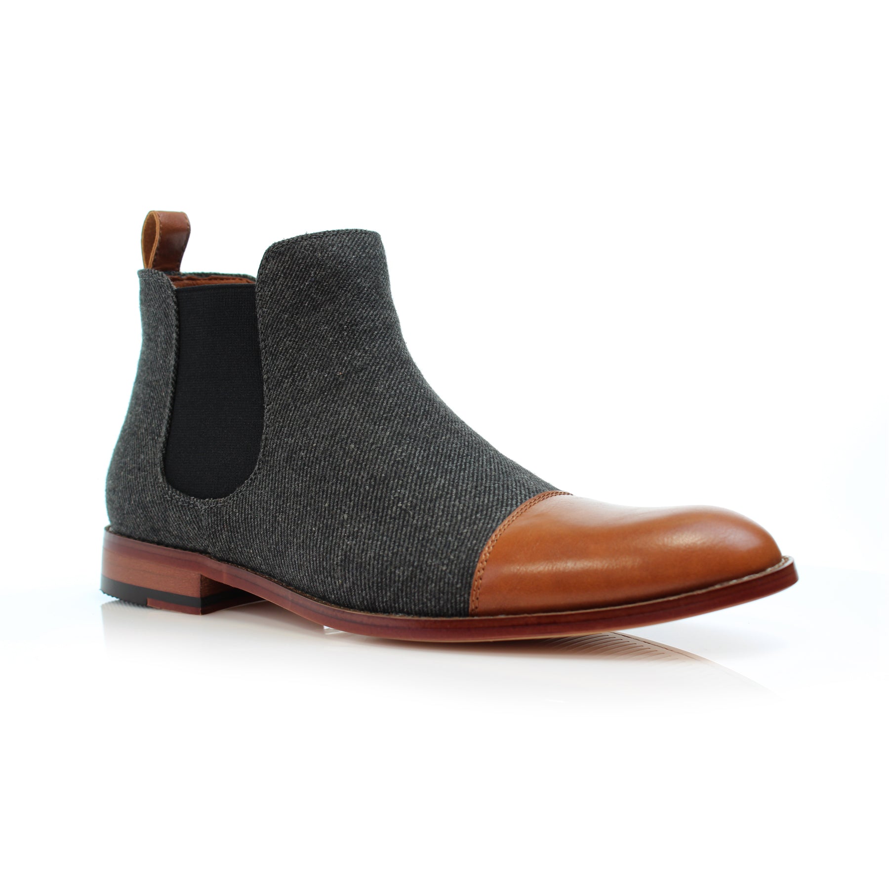 Duo-Textured Chelsea Boots | Forbes by Polar Fox | Conal Footwear | Main Angle View