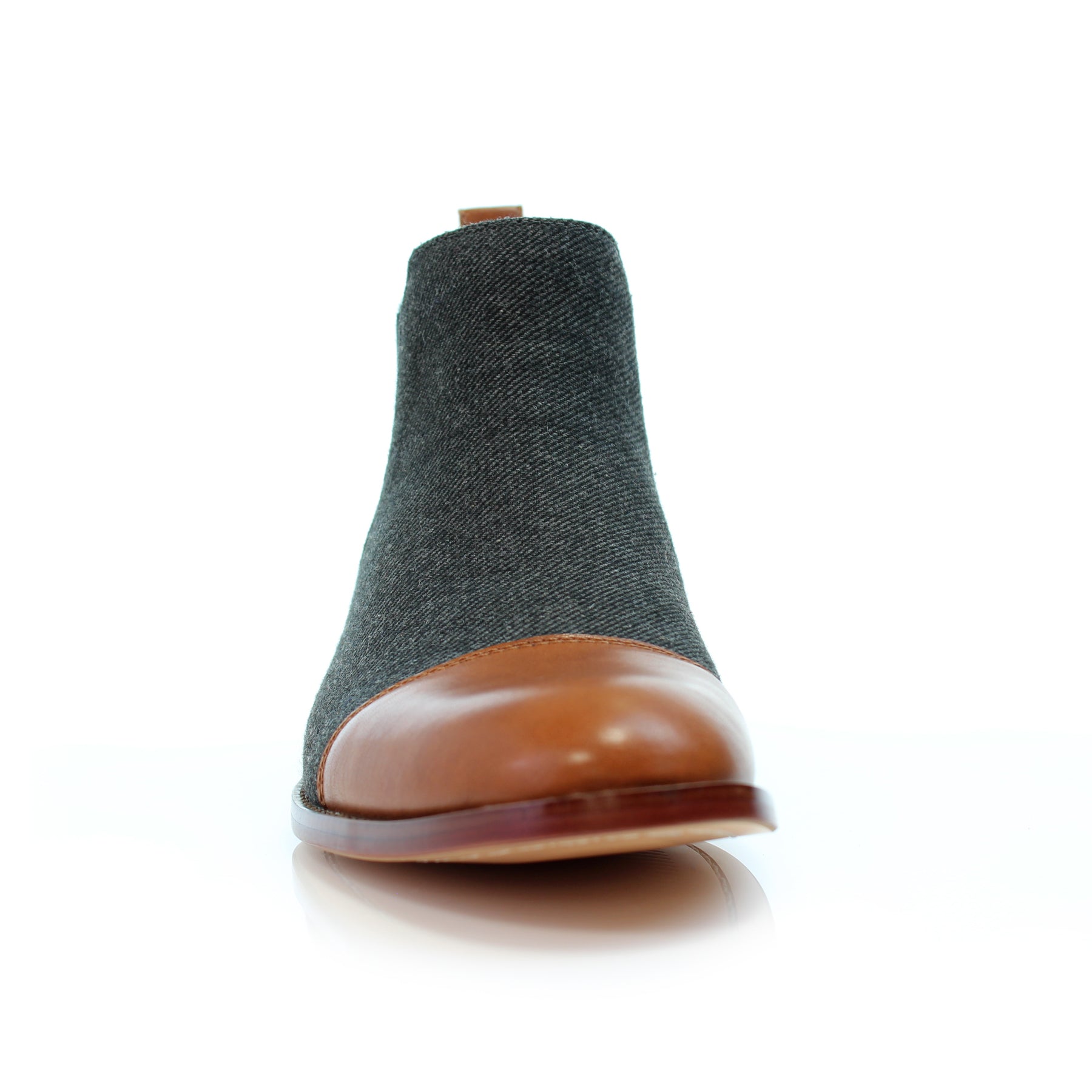 Duo-Textured Chelsea Boots | Forbes by Polar Fox | Conal Footwear | Front Angle View