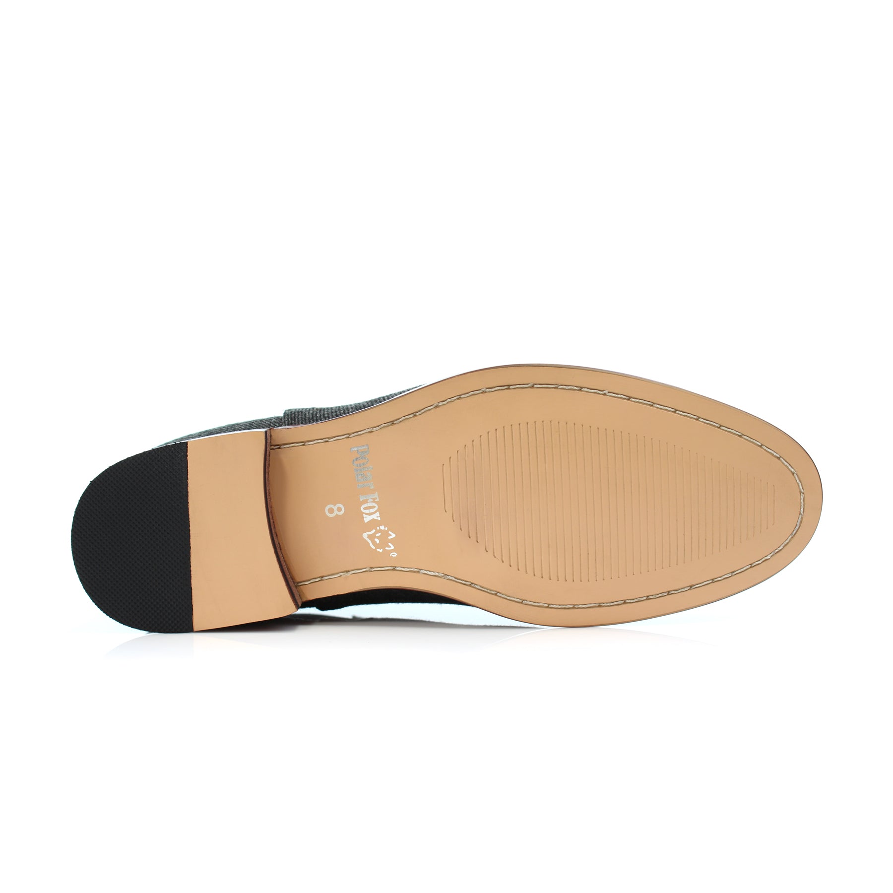 Duo-Textured Chelsea Boots | Forbes by Polar Fox | Conal Footwear | Bottom Sole Angle View