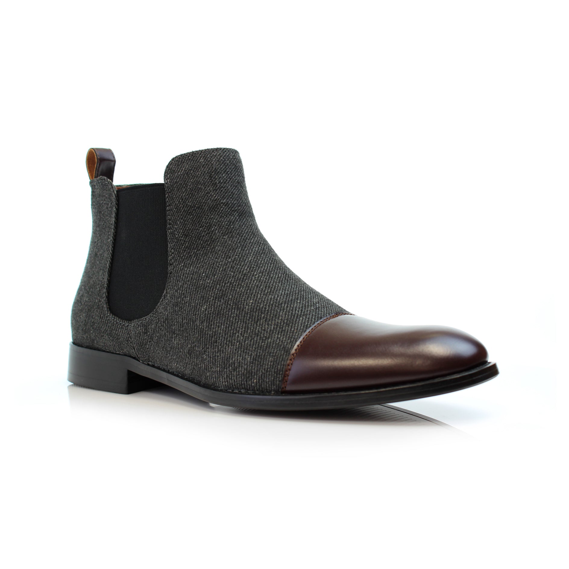 Duo-Textured Chelsea Boots | Forbes by Polar Fox | Conal Footwear | Main Angle View