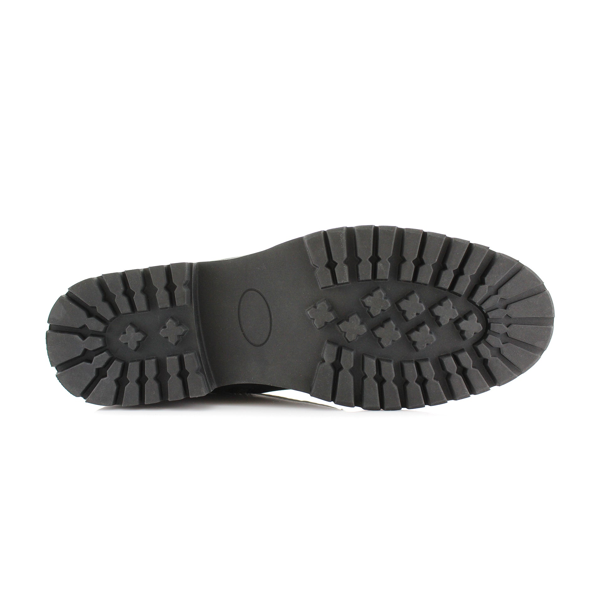 Textured Upper Combat Boots | Mcconnell by Polar Fox | Conal Footwear | Bottom Sole Angle View