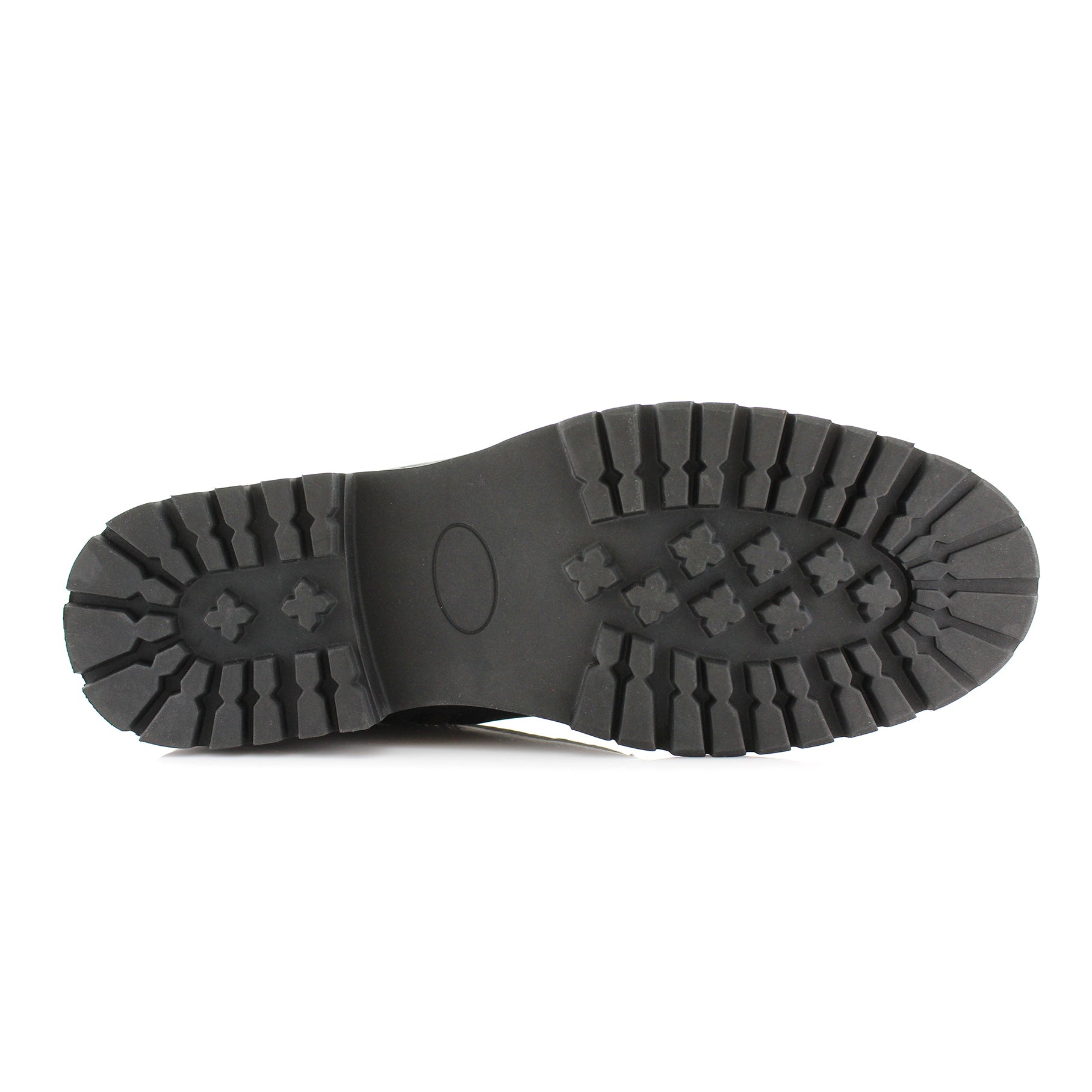 Textured Upper Combat Boots | Mcconnell by Polar Fox | Conal Footwear | Bottom Sole Angle View