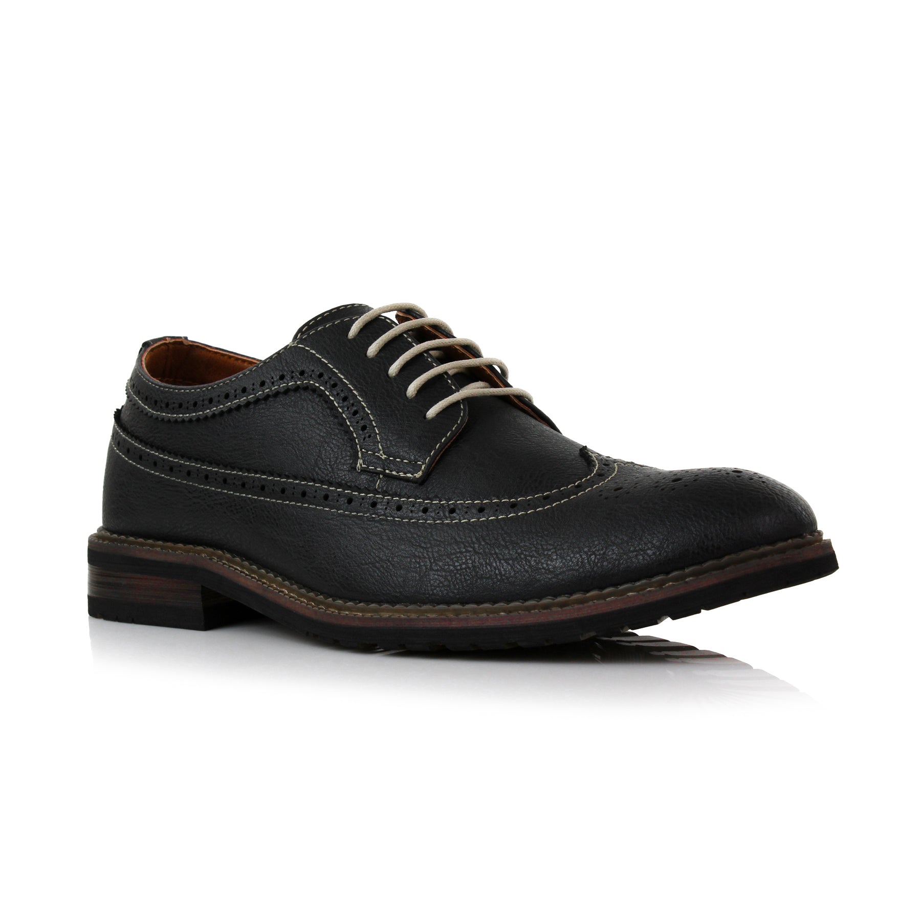 Longwing Brogue Derby Shoes | Phillip by Ferro Aldo | Conal Footwear | Main Angle View
