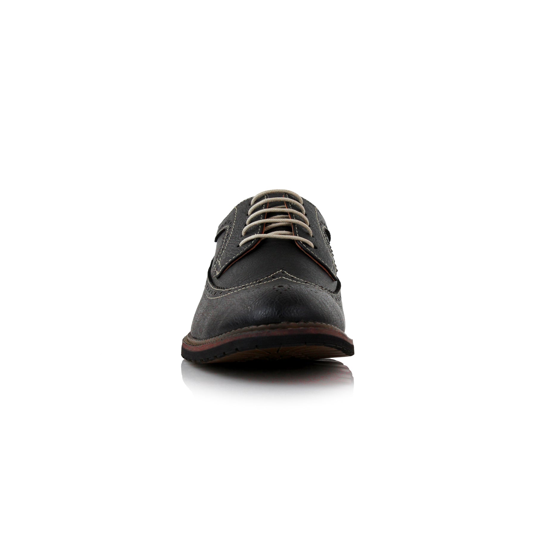 Longwing Brogue Derby Shoes | Phillip by Ferro Aldo | Conal Footwear | Front Angle View