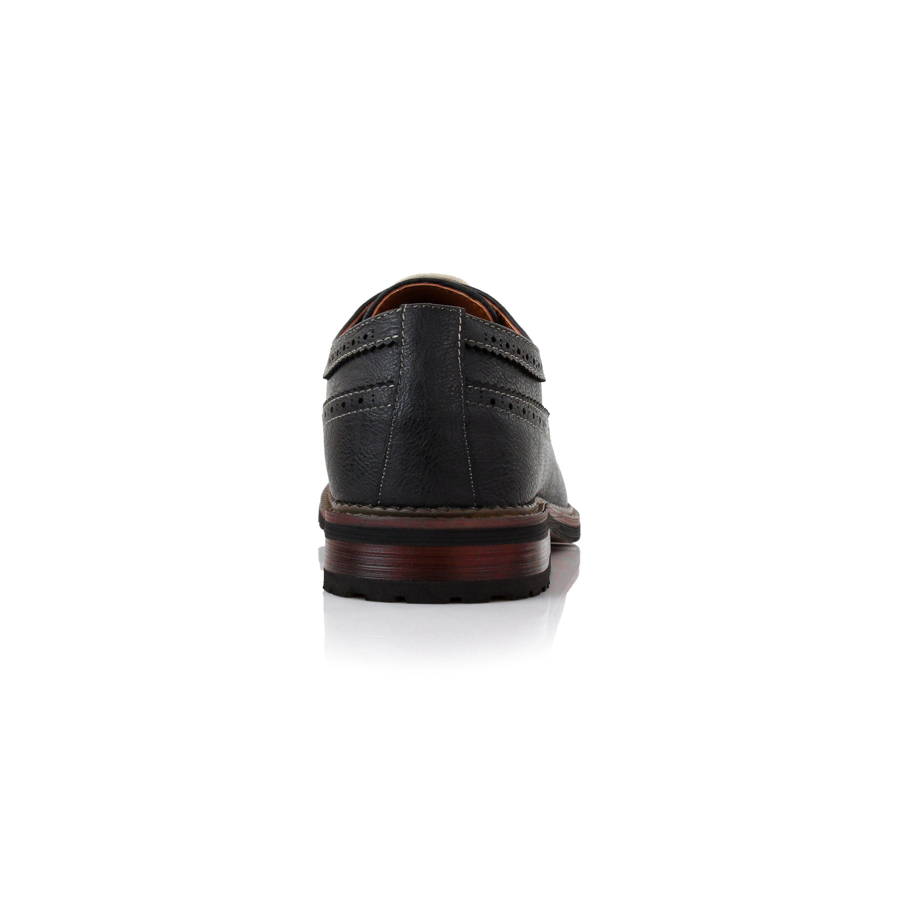 Longwing Brogue Derby Shoes | Phillip by Ferro Aldo | Conal Footwear | Back Angle View