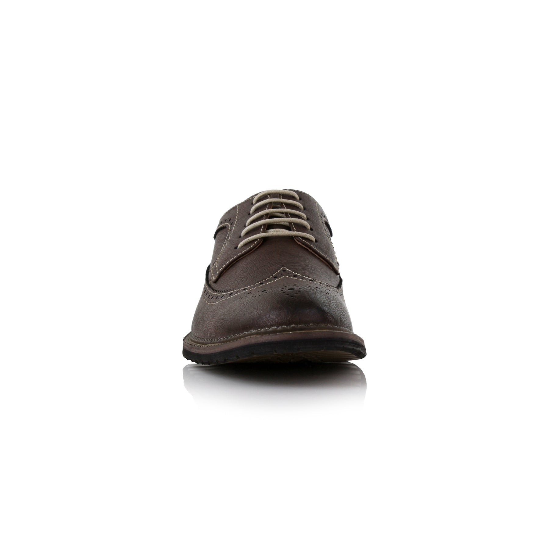 Longwing Brogue Derby Shoes | Phillip by Ferro Aldo | Conal Footwear | Front Angle View