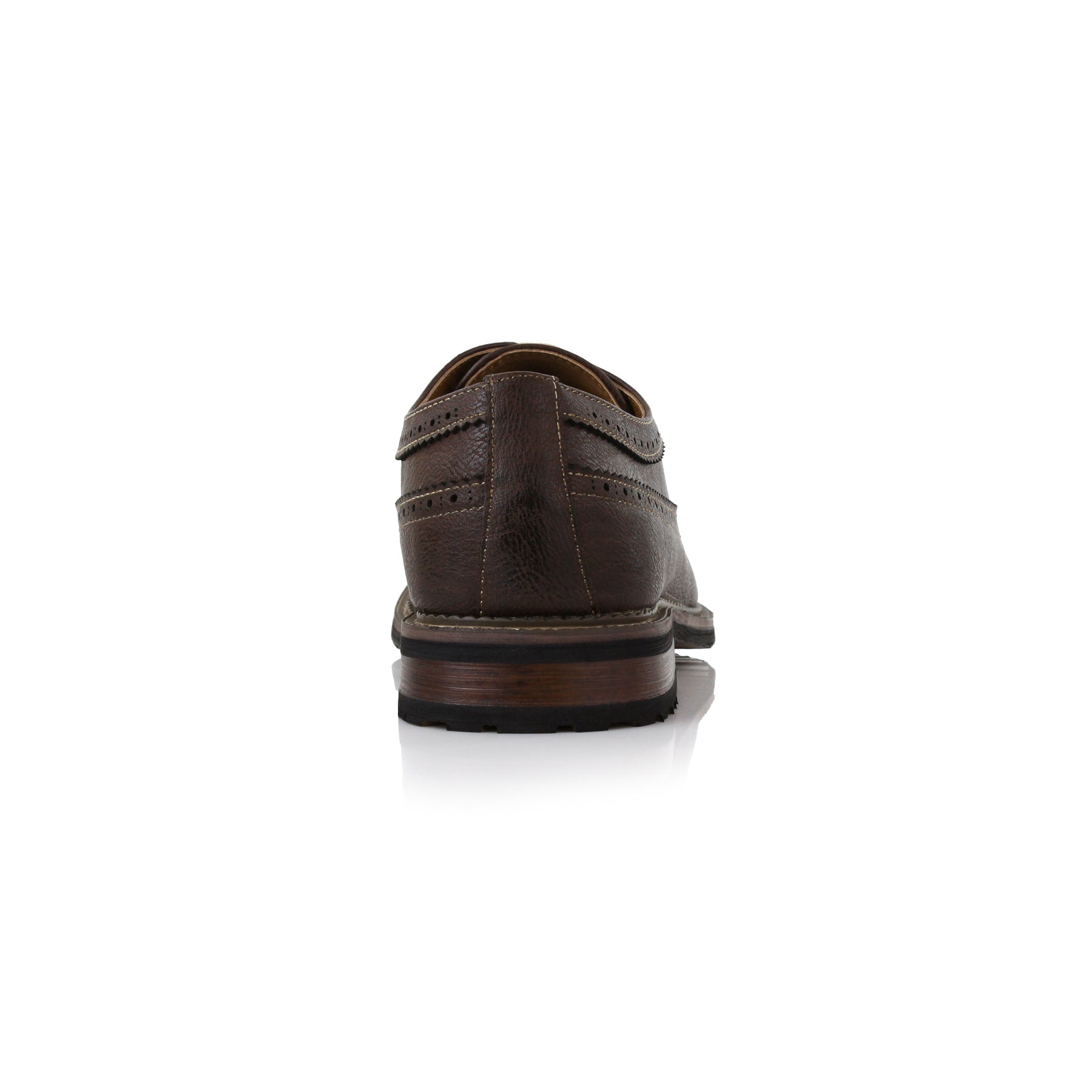 Longwing Brogue Derby Shoes | Phillip by Ferro Aldo | Conal Footwear | Back Angle View