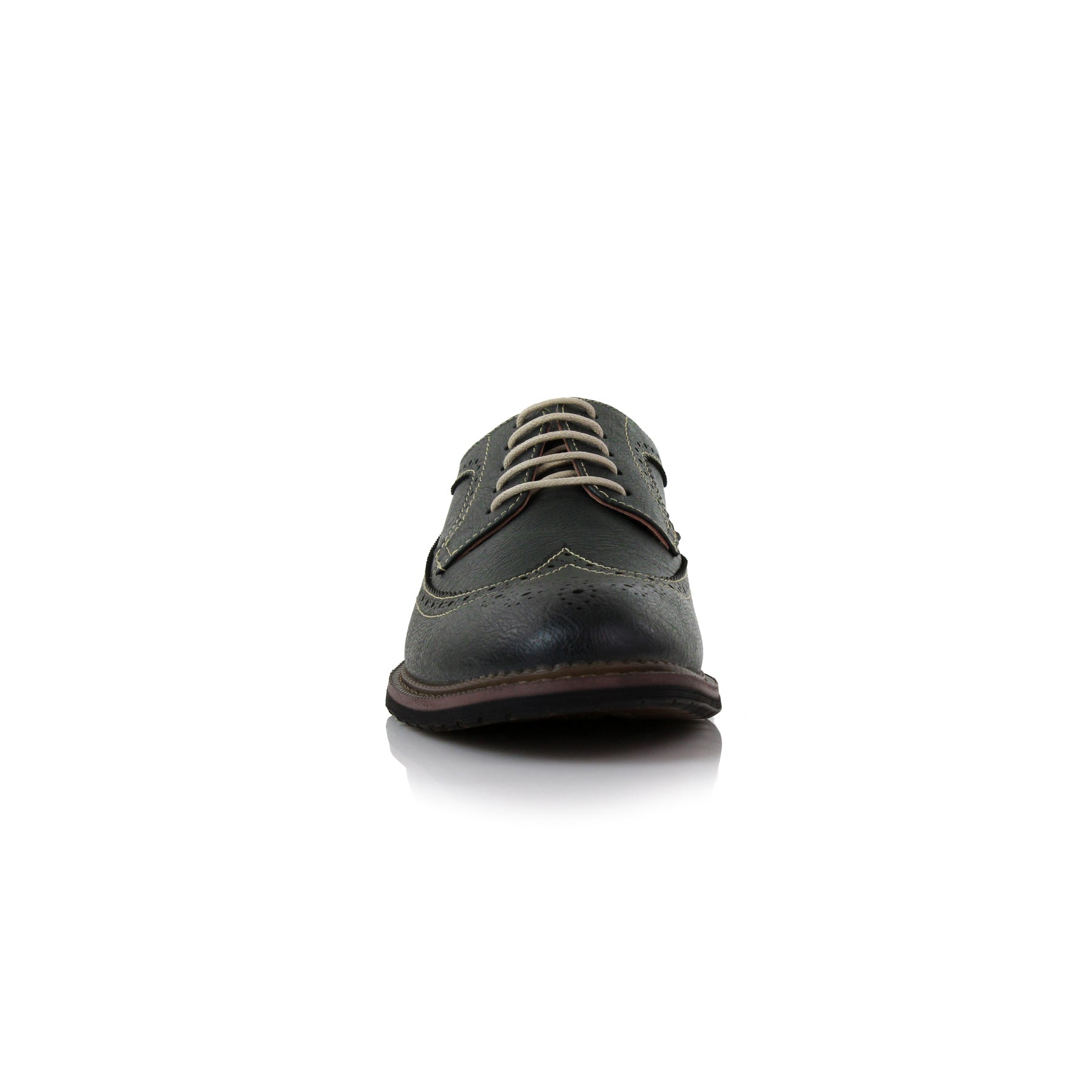 Longwing Brogue Derby Shoes | Phillip by Ferro Aldo | Conal Footwear | Front Angle View