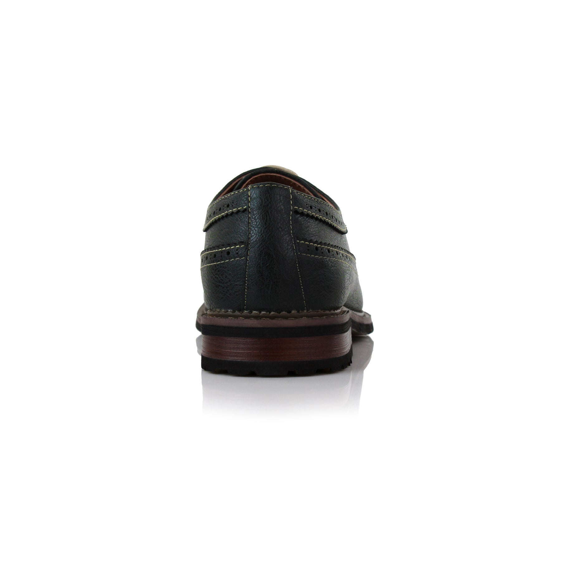 Longwing Brogue Derby Shoes | Phillip by Ferro Aldo | Conal Footwear | Back Angle View