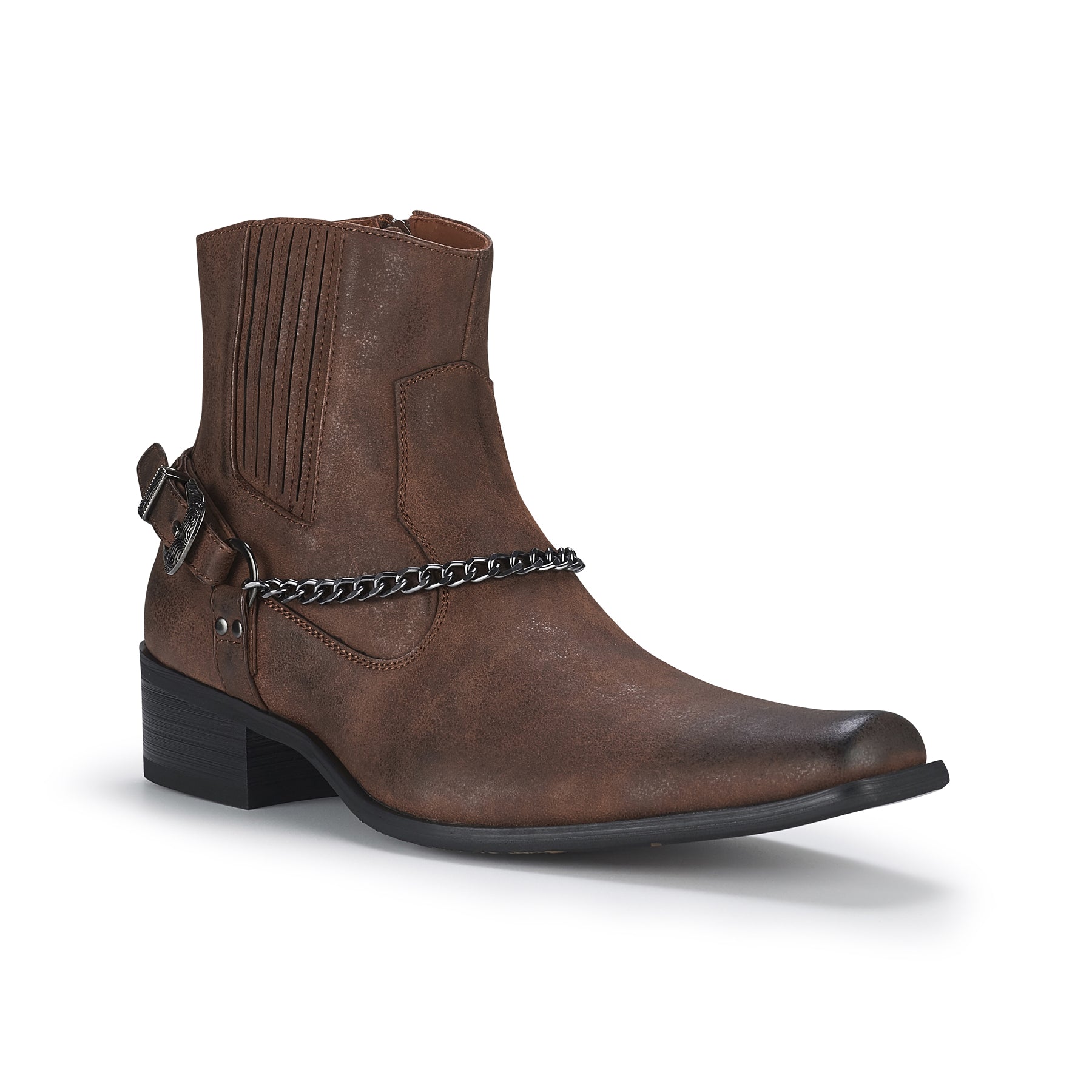 Synthetic Leather Cowboy Boots | Reyes by Ferro Aldo | Conal Footwear | Main Angle View