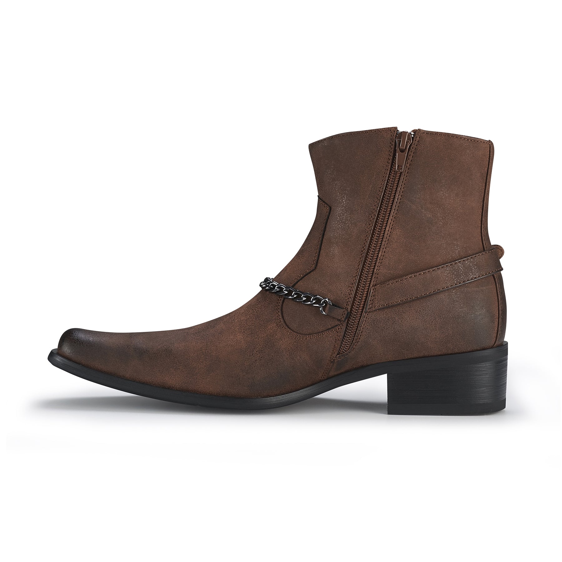 Synthetic Leather Cowboy Boots | Reyes by Ferro Aldo | Conal Footwear | Inner Side Angle View