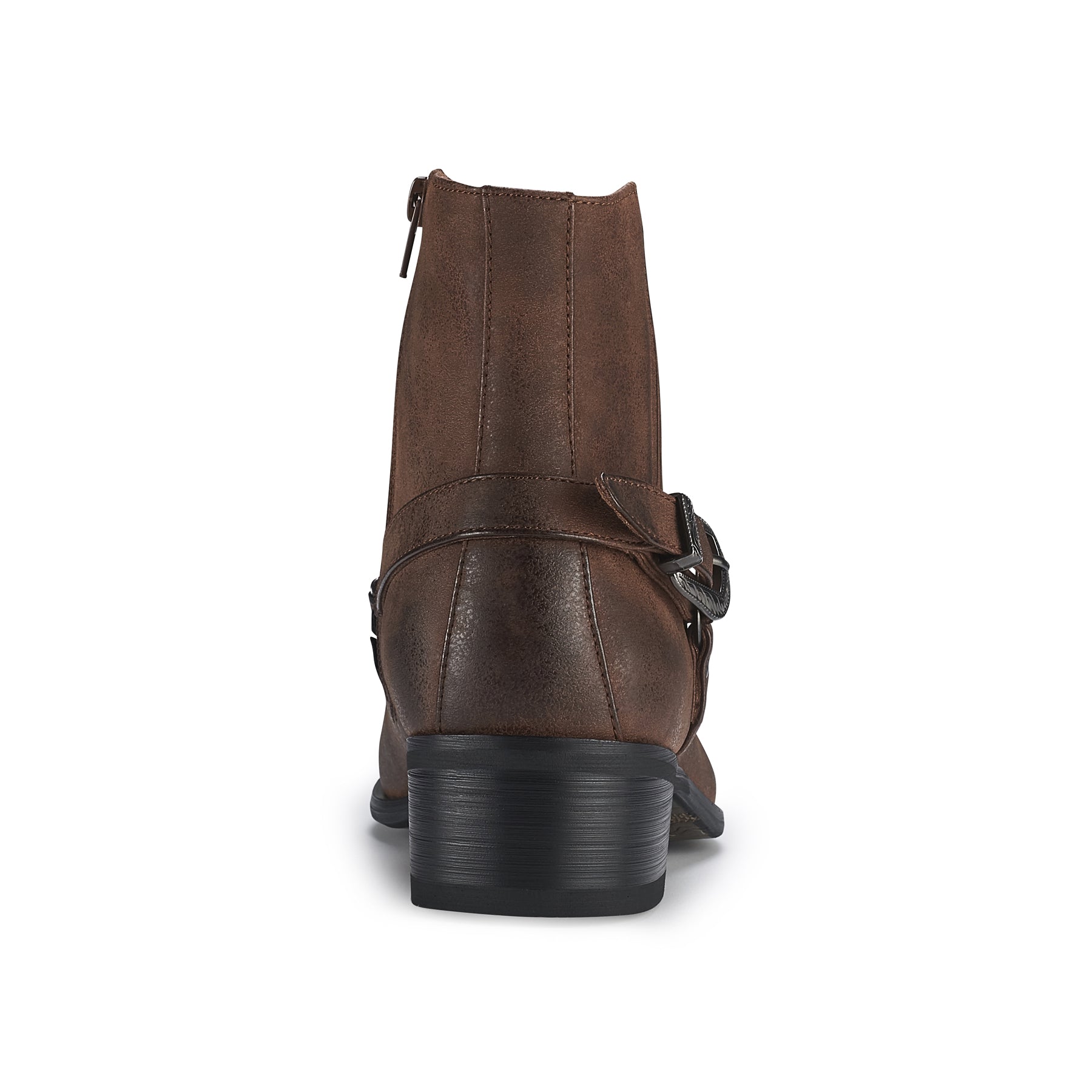 Synthetic Leather Cowboy Boots | Reyes by Ferro Aldo | Conal Footwear | Back Angle View