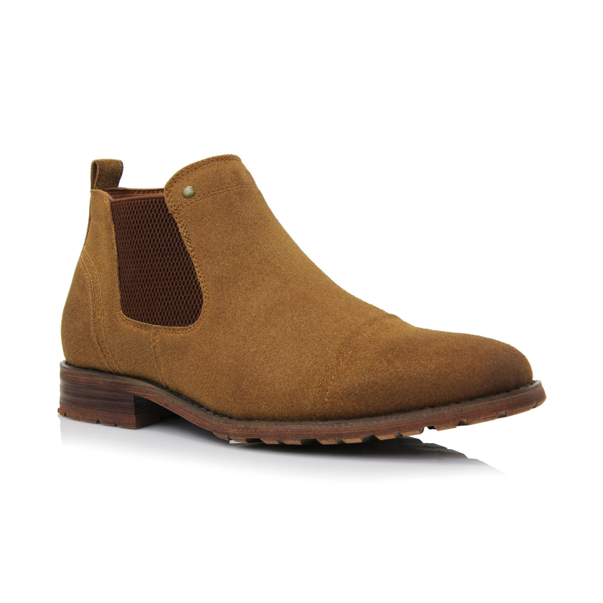 Ferro Aldo Chelsea Ankle Boots | Sterling in Toffee Suede  display picture 1