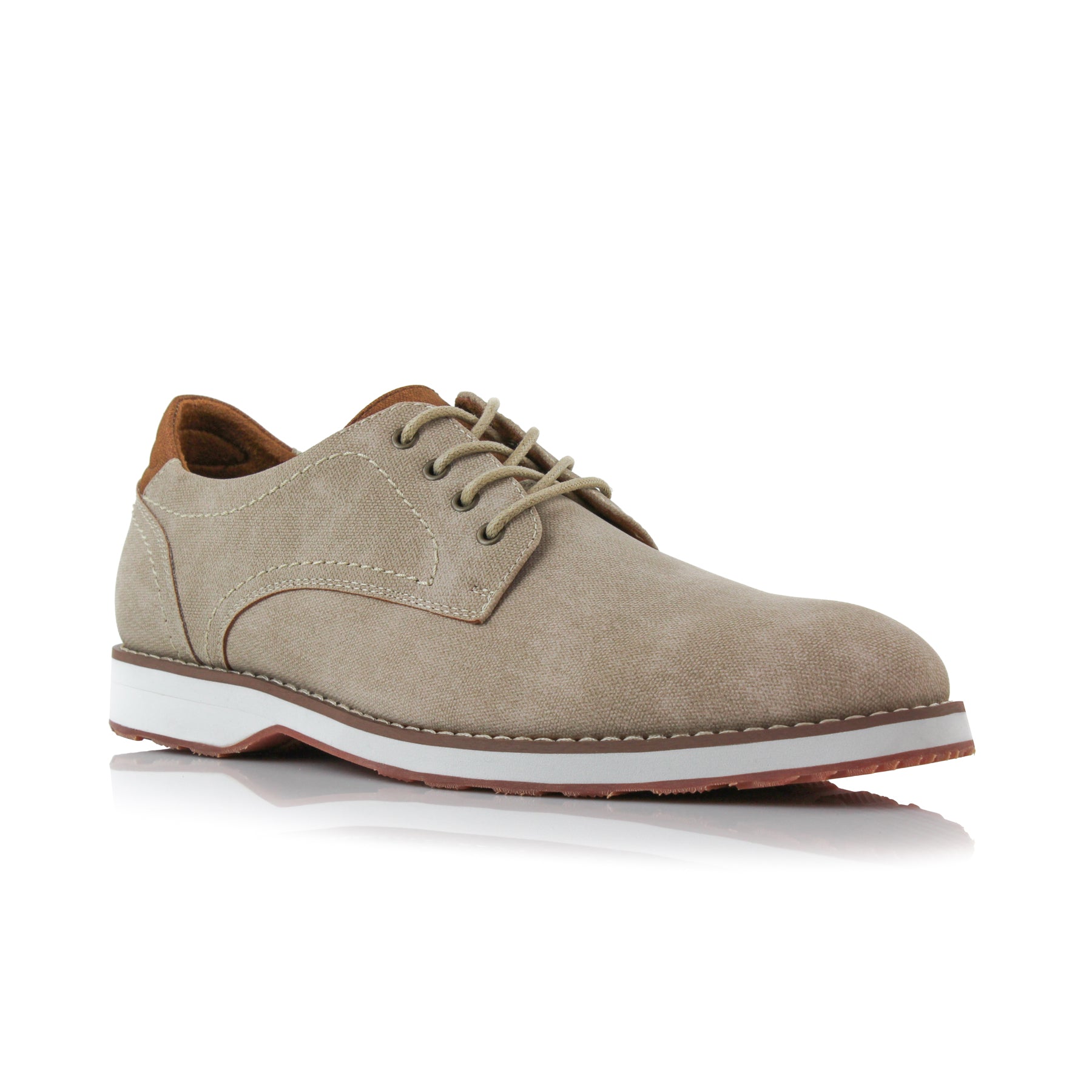 Ferro Aldo Men's Lightweight Canvas Sneakers | Thomas in Beige Lt. Beige / 9.5 Ferro Aldo Men's Lightweight Canvas Sneakers | Thomas in Beige Lt. Beige / 9.5