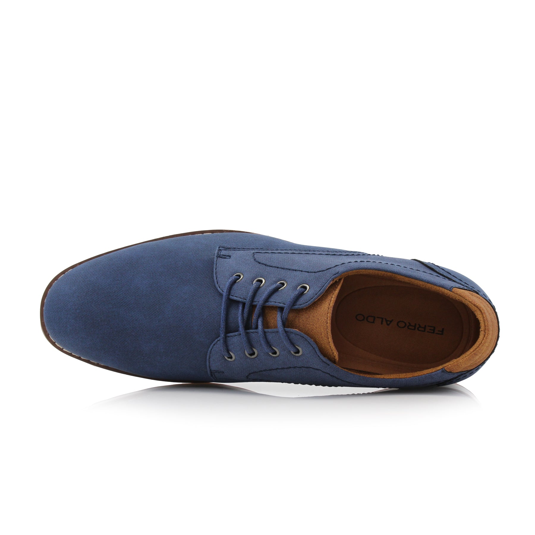 Embossed Derby Sneakers | Thomas by Ferro Aldo | Conal Footwear | Top-Down Angle View